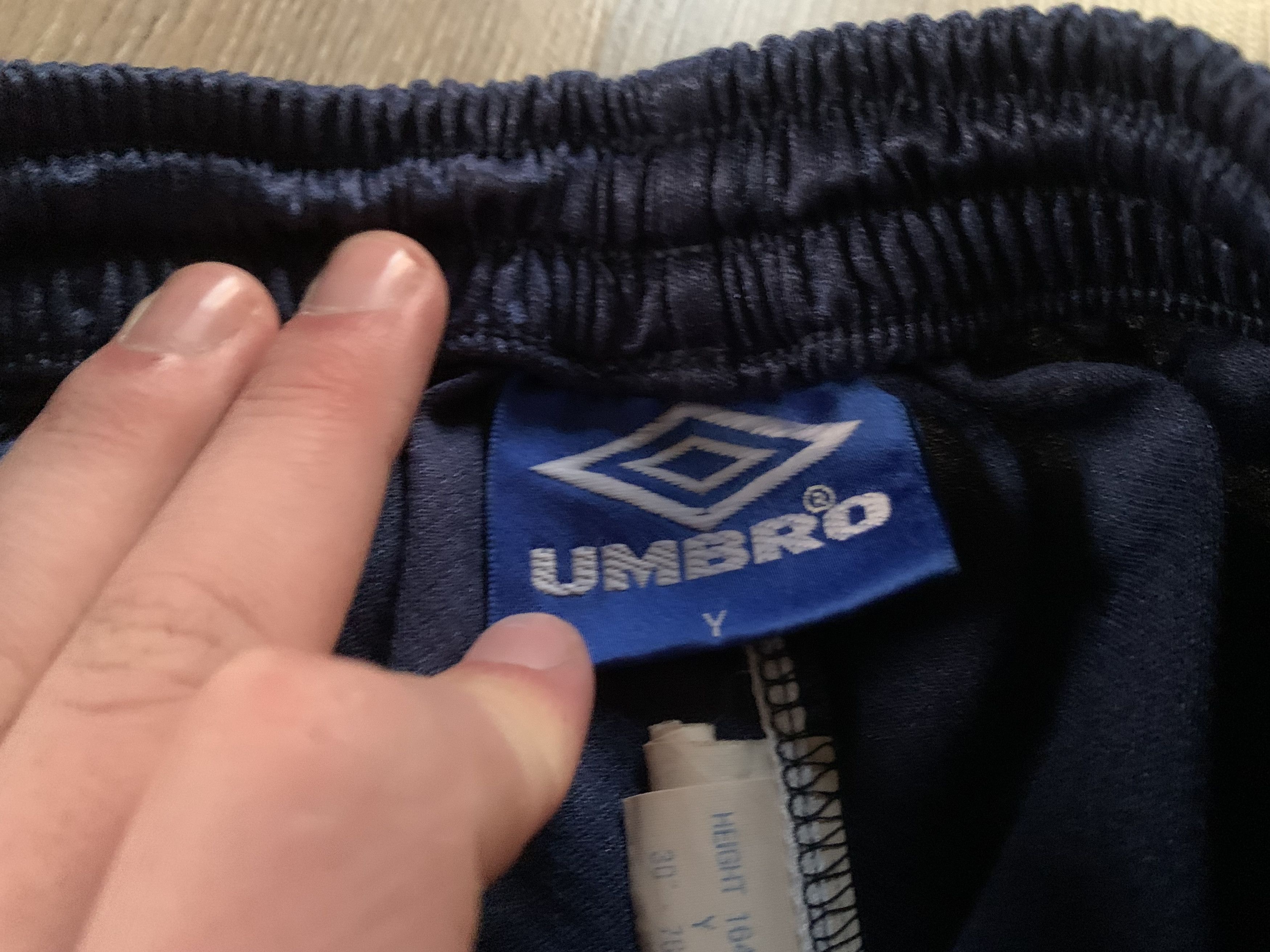 Umbro Vintage Umbro Lampass Blue Training Shorts Size US 30 / EU 46 - 6 Thumbnail