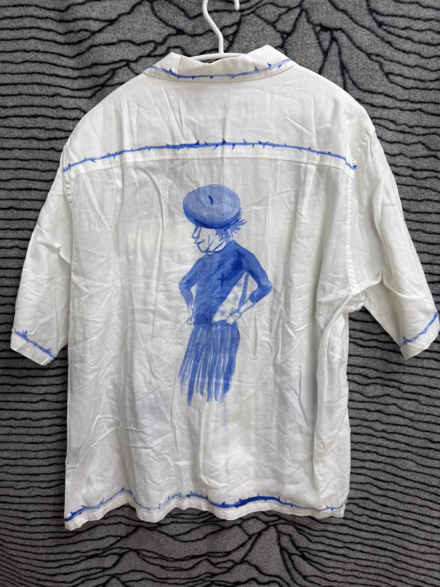 Undercover UNDERCOVER Ballpoint Painter Short Sleeve Shirt K20 Size US XL / EU 56 / 4 - 6 Thumbnail