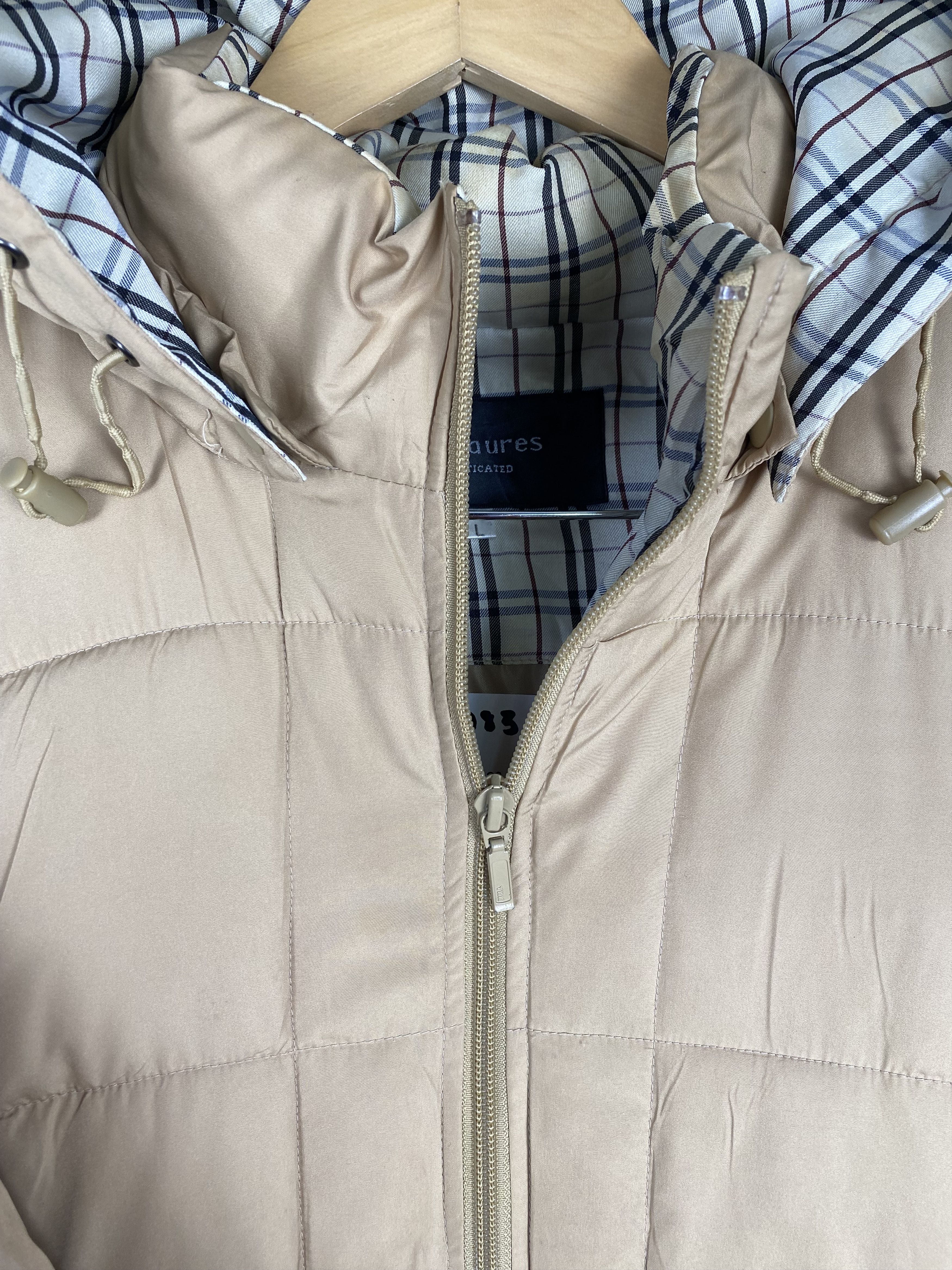 Japanese Brand Vintage Jeanjaure Quilted Lining Hoodie Puffer Jacket Size US L / EU 52-54 / 3 - 7 Thumbnail