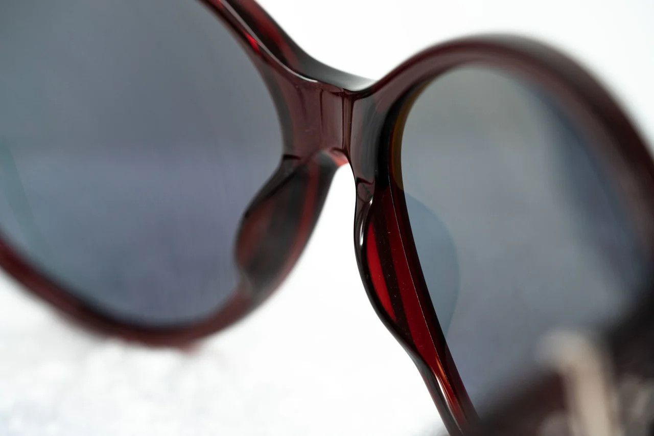 Ann Demeulemeester Ann Demeulemeester Sunglasses Oversized Bordeaux Red Size ONE SIZE - 10 Thumbnail