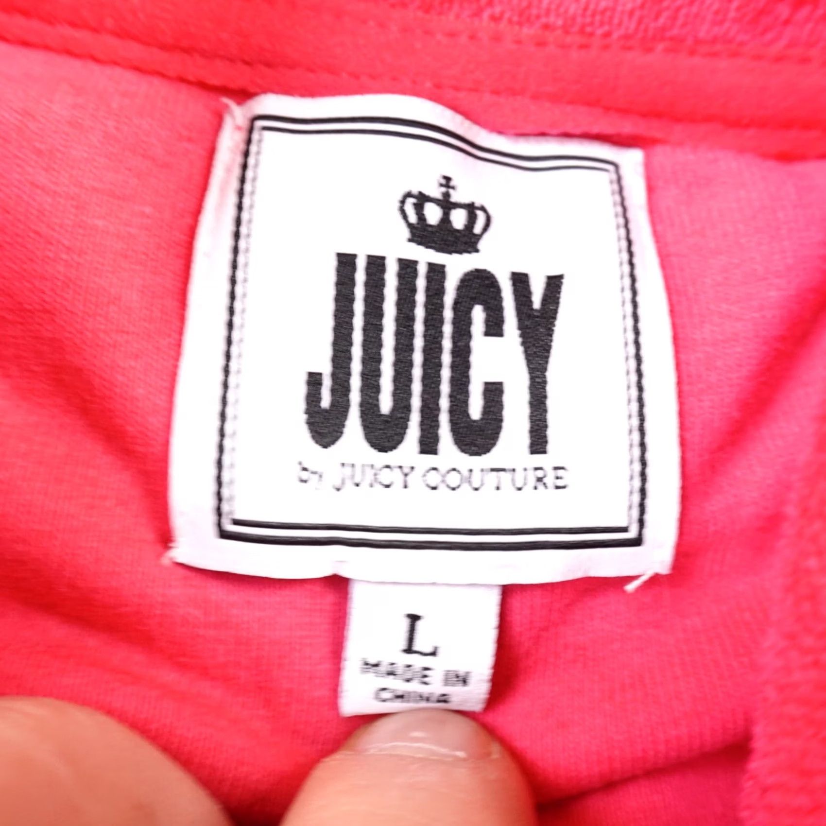Juicy Couture VINTAGE Juicy Couture Track Suit Womens S Pink Jacket Pants Terry Y2K Size 28" / US 6 / IT 42 - 5 Thumbnail