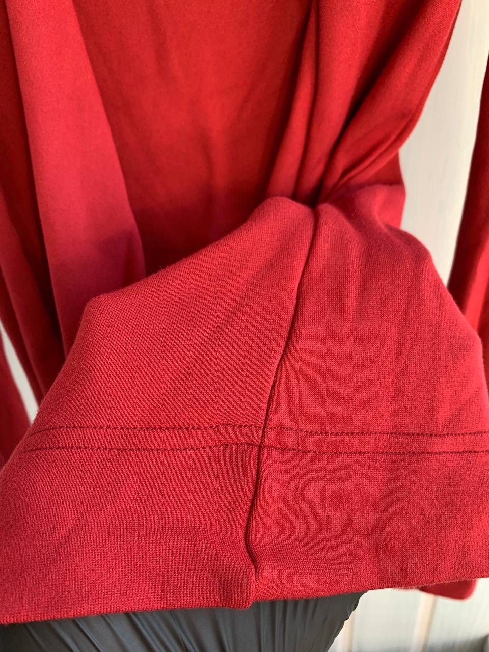 Designer × Vivienne Westwood Vivienne Westwood Anglomania Red Asymmetric Wrap Blouse Size S / US 4 / IT 40 - 13 Thumbnail