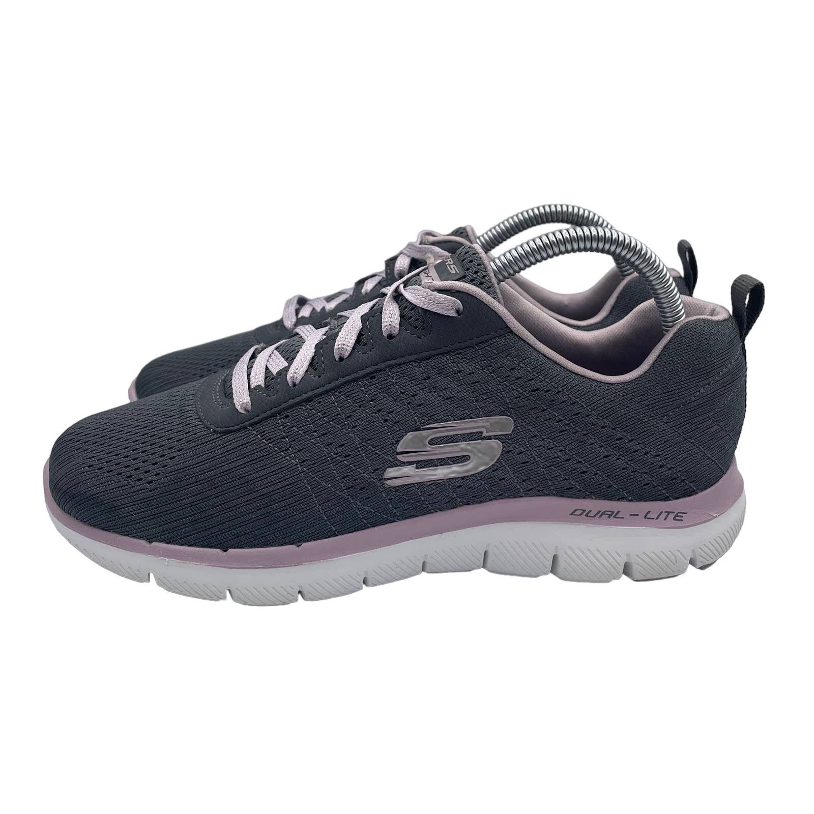 SKECHERS Skechers Flex Appeal 2.0 Break Free Shoes Gray Womens 8.5 Size US 8.5 / IT 38.5 - 1 Thumbnail