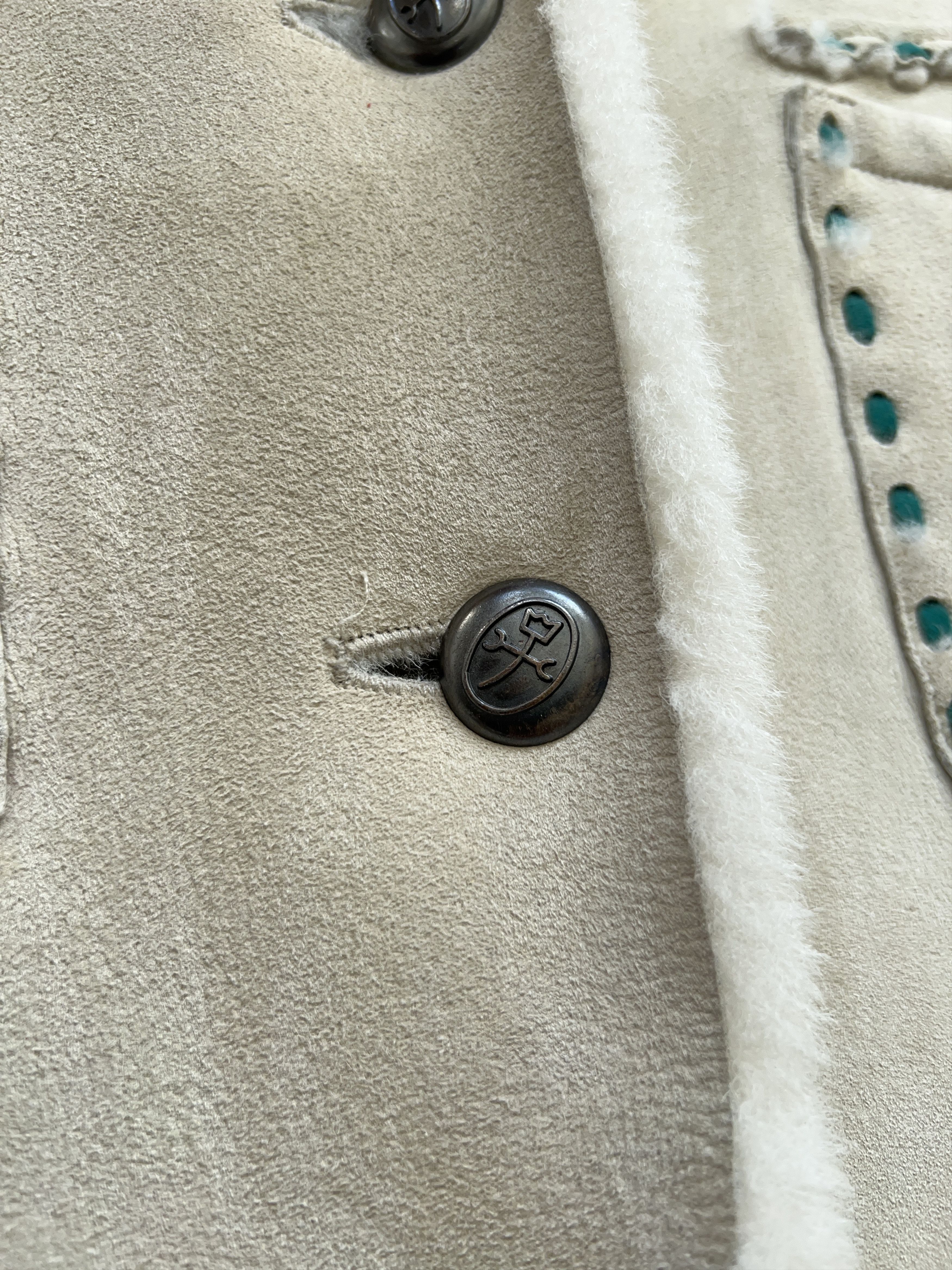 Designer × Jean Charles De Castelbajac Unique Castelbajac Tricot Sheepskin Coat Jacket Shearling Size M / US 6-8 / IT 42-44 - 7 Thumbnail