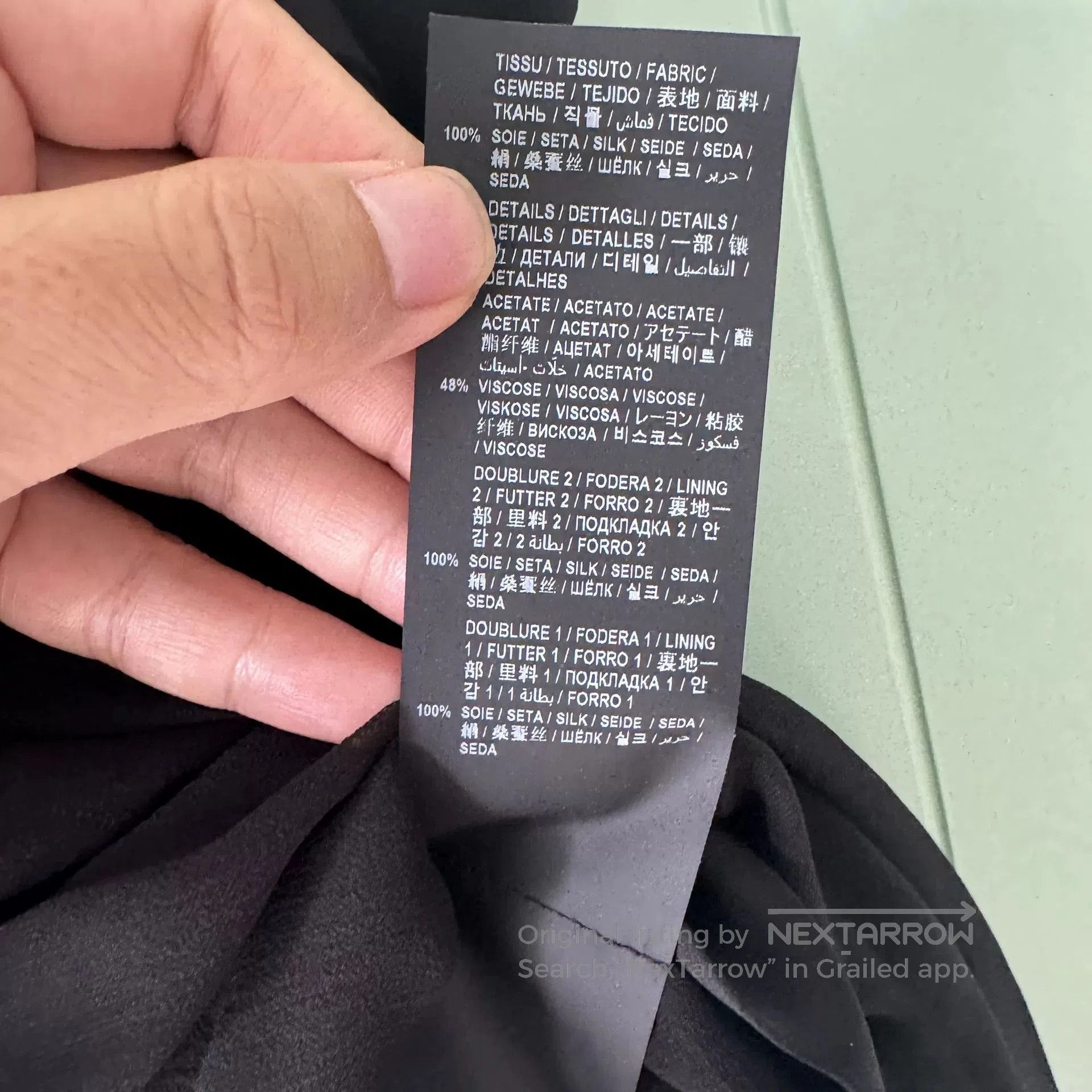 Saint Laurent Paris Saint Laurent Black Slip Dress. Size S / US 4 / IT 40 - 5 Thumbnail
