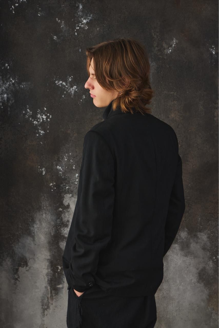 Yohji Yamamoto Yohji Yamamoto COSTUME D'HOMME Wool Gabardine Suit Jacket Size 44R - 9 Thumbnail