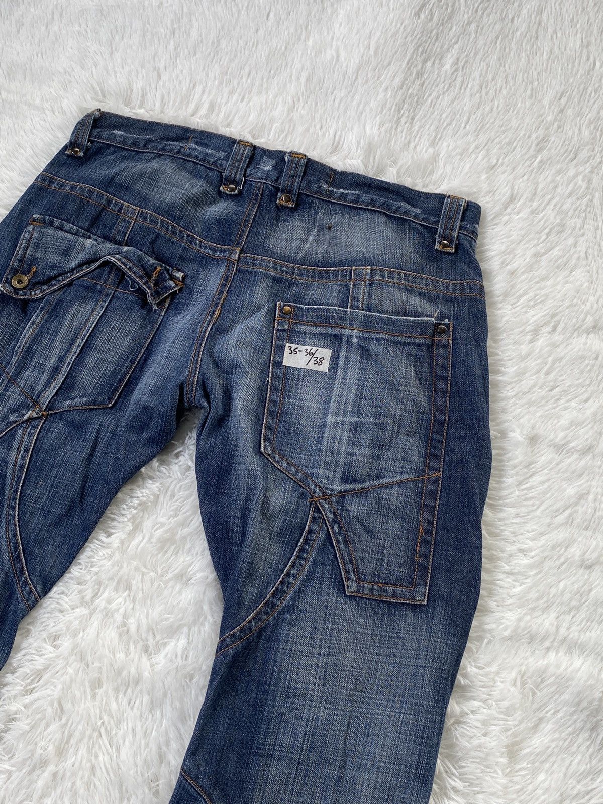 G-Star RAW made in ITALY Denim cargo pant rare Size US 36 / EU 52 - 11 Thumbnail