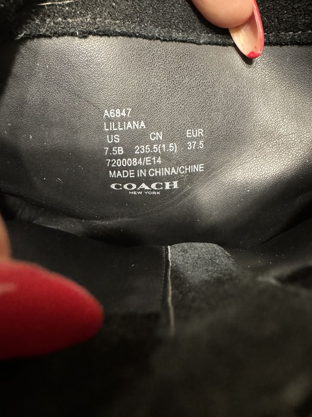 Coach Coach boots black leather 7.5 Size US 7.5 / IT 37.5 - 5 Thumbnail