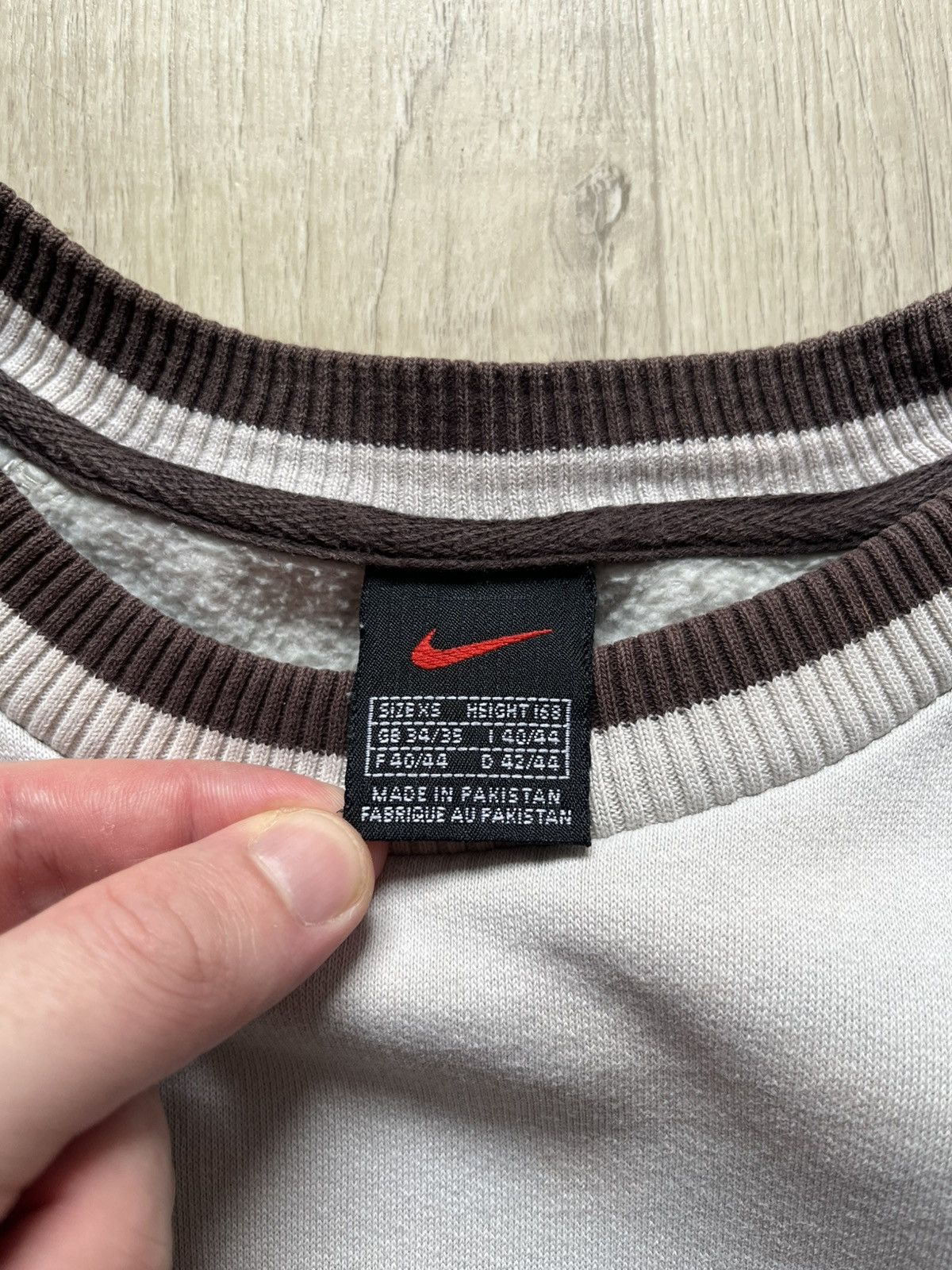 Nike × Vintage Y2K Nike Vintage 90’s Retro Embroidered Big Logo Spellout Size US XS / EU 42 / 0 - 10 Thumbnail