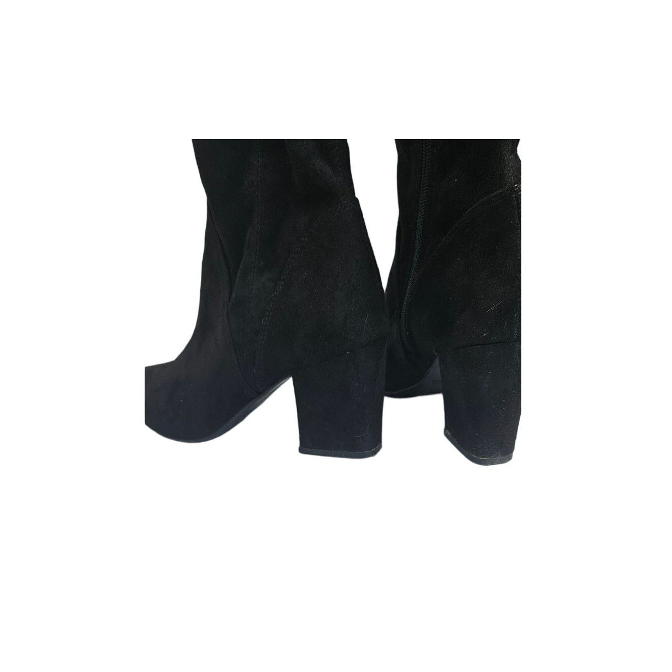 Marc Fisher Thigh High Over the Knee Black Boots with 2.5" Heel Size 8.5 Size US 8.5 / IT 38.5 - 9 Thumbnail