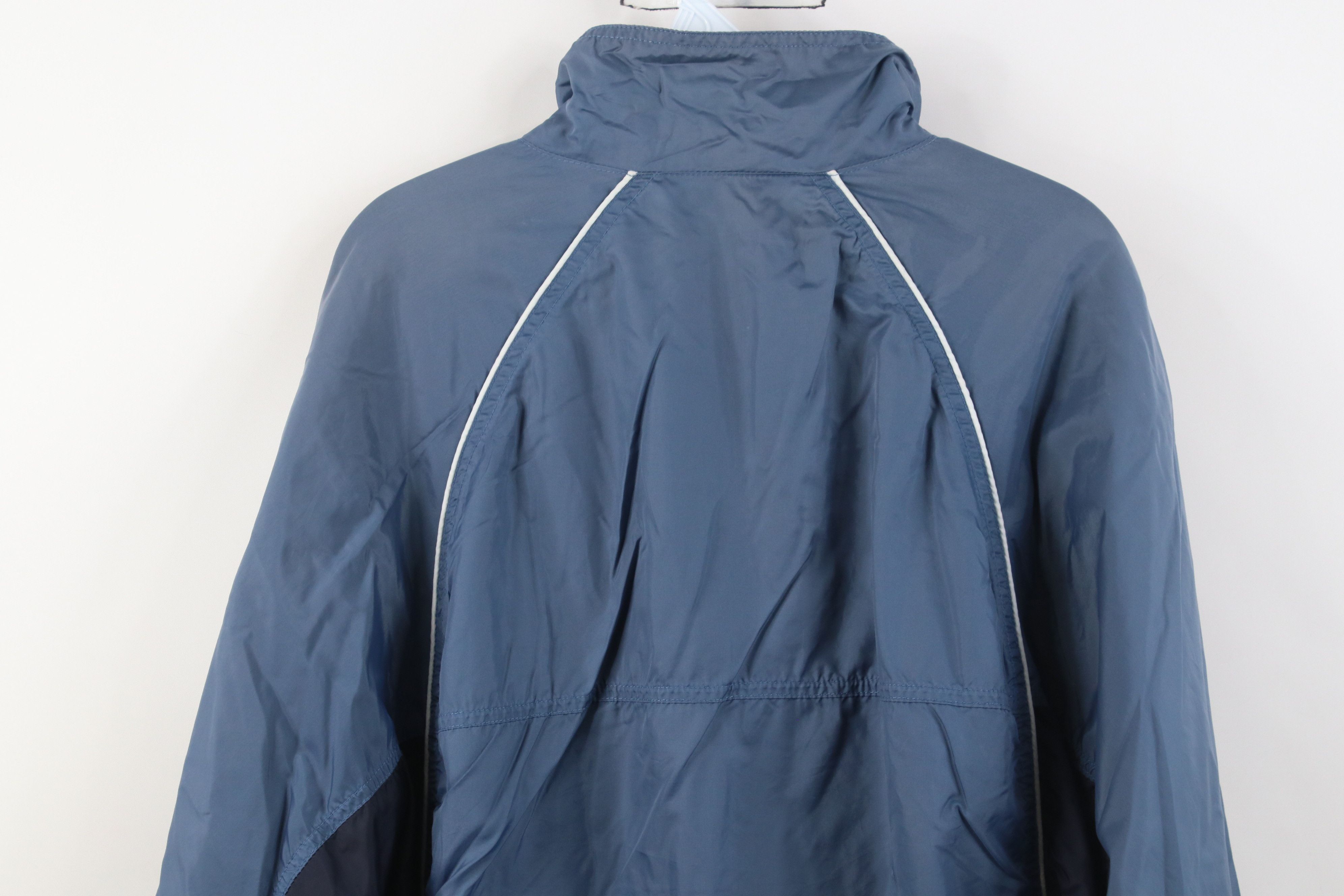 Reebok Vintage 90s Y2K Reebok Spell Lined Windbreaker Jacket Blue Size US L / EU 52-54 / 3 - 16 Thumbnail