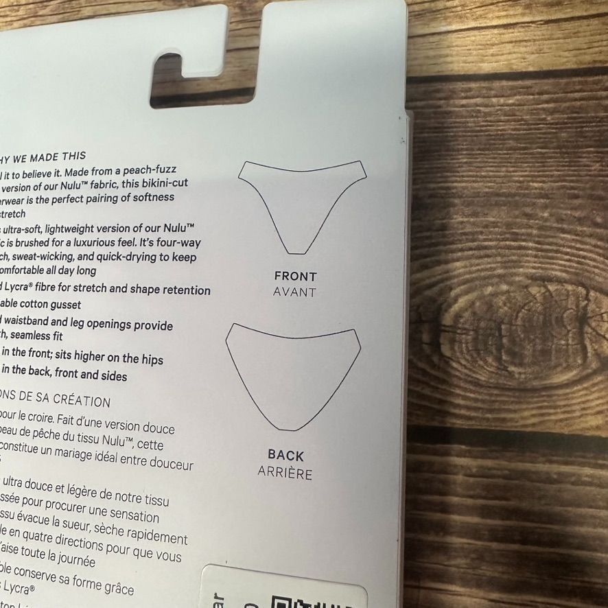 Lululemon Lululemon Wundermost Nulu Mid Rise Bikini Underwear NWT L Size ONE SIZE - 9 Thumbnail