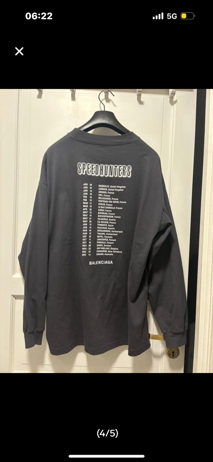 Balenciaga Speedhunter longsleve (new Size US S / EU 44-46 / 1 - 4 Thumbnail