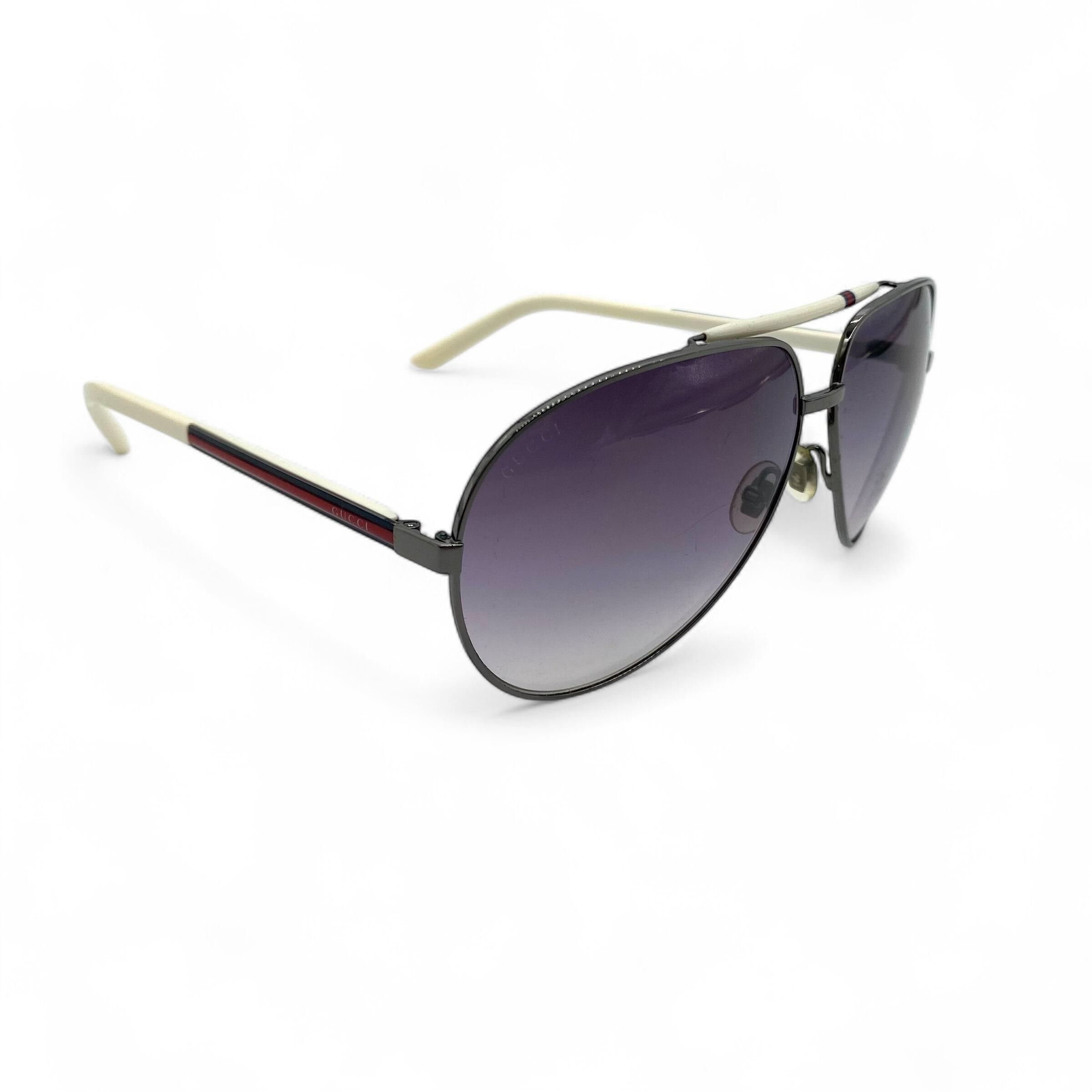 Gucci Vintage Gucci Eyewear Teardrop Sunglasses Webline Size ONE SIZE - 3 Thumbnail
