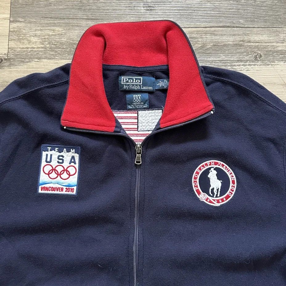 Polo Ralph Lauren Vintage Polo Ralph Lauren Team USA Winter Olympics Sweater Size US L / EU 52-54 / 3 - 2 Thumbnail