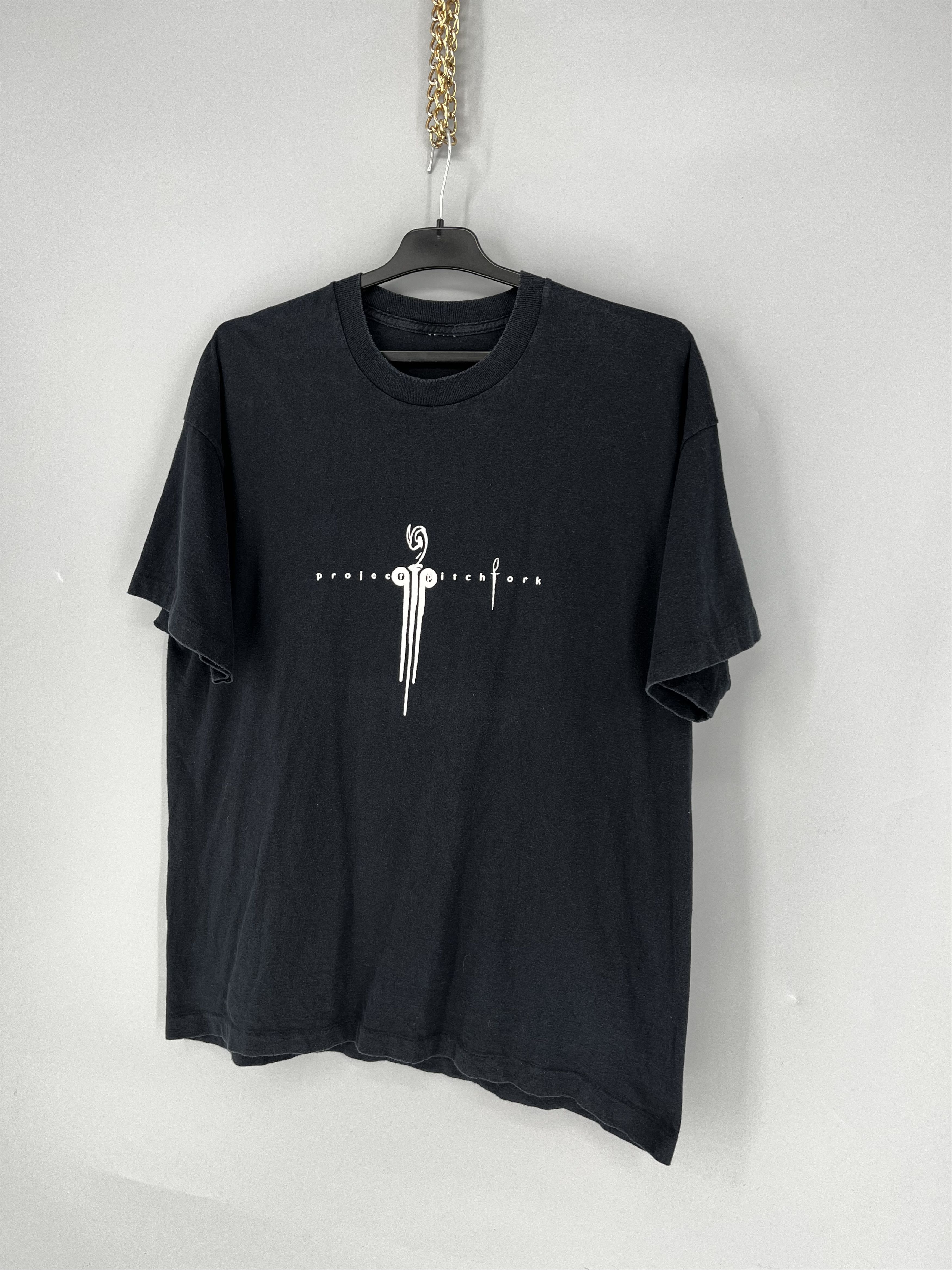 Band Tees VTG PROJECT PITCHFORK 90s T SHIRT XL GOTHIC RARE PREOWNED Size US XL / EU 56 / 4 - 3 Thumbnail