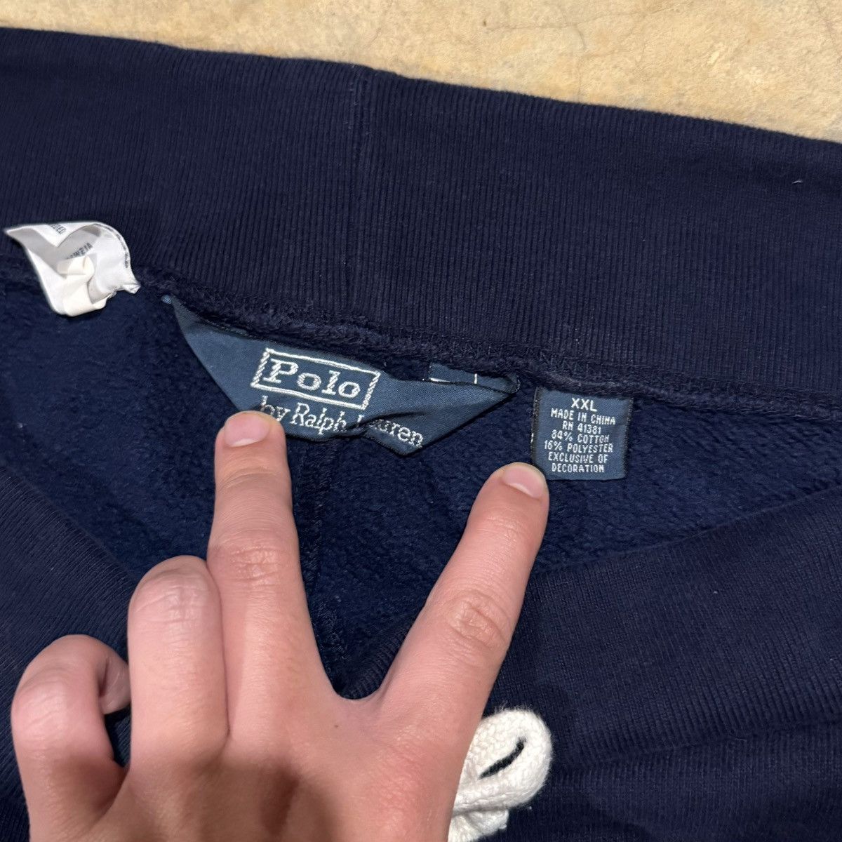 Polo Ralph Lauren Vintage 2000s Polo Ralph Lauren Baggy Sweatpants Y2K Skater Size US 42 / EU 58 - 7 Thumbnail