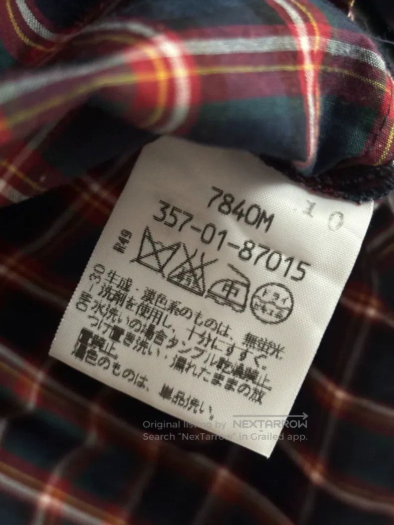 Vivienne Westwood Vivienne Westwood Plaid Collar Slim Fit Shirt Size M / US 6-8 / IT 42-44 - 8 Thumbnail