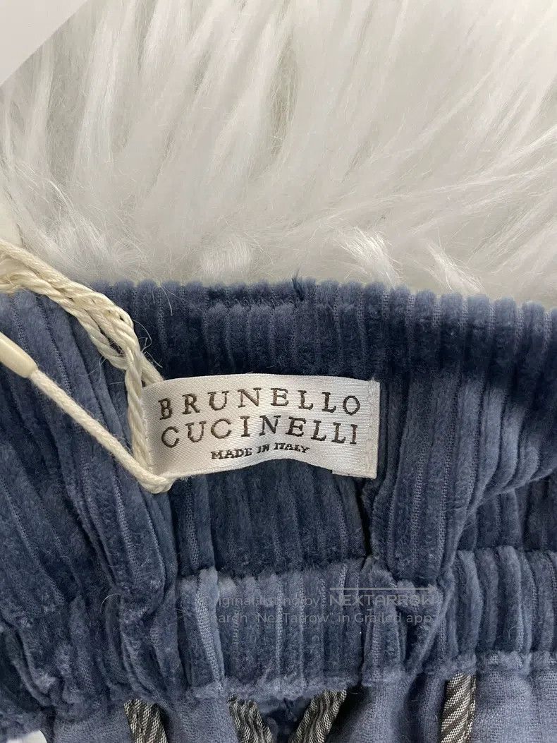 Brunello Cucinelli Brunello Cucinelli Blue pants Size 28" / US 6 / IT 42 - 3 Thumbnail