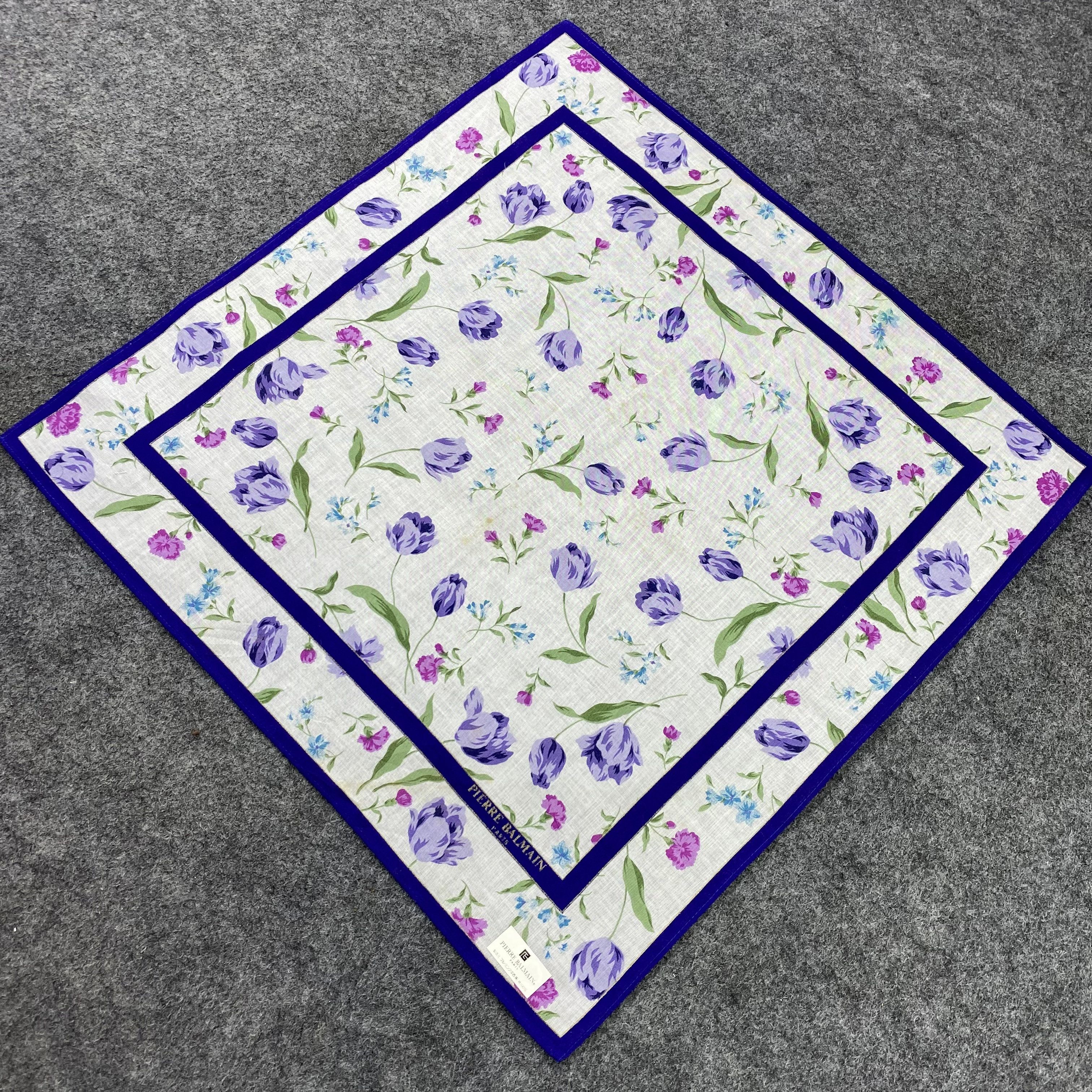 Pierre Balmain Pierre Balmain Handkerchief / Bandana / Neckerchief-B601 Size ONE SIZE - 4 Thumbnail