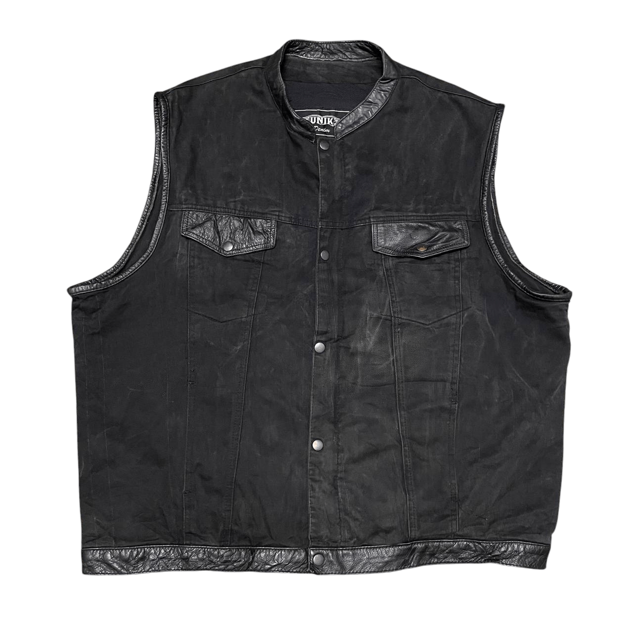 UNIK International Inc. Vintage Unik Denim Vest Rare Size US XXL / EU 58 / 5 - 1 Thumbnail