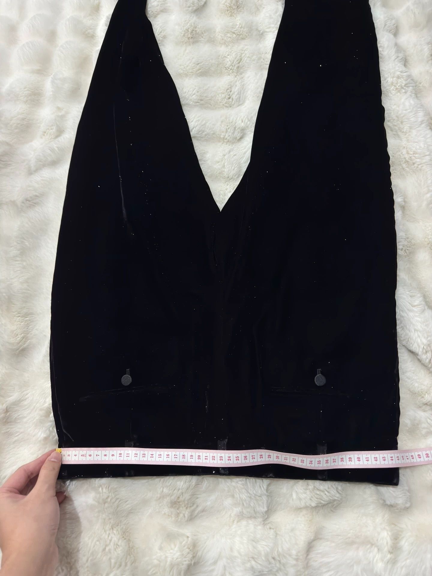 Saint Laurent Paris Saint Laurent SLP new shimmering galaxy velvet trousers, Size US 31 - 3 Thumbnail