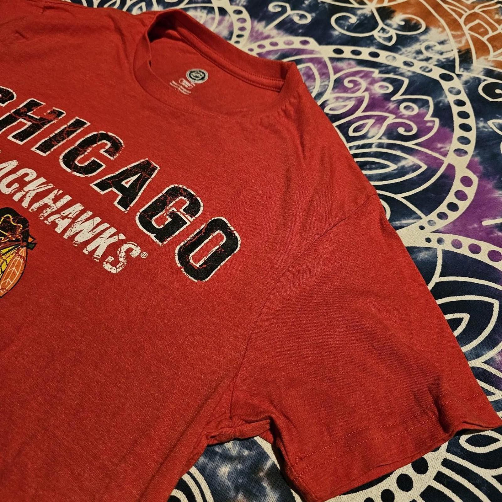 NHL NHL Chicago Blackhawks Men's Red Hockey T-shirt Size US M / EU 48-50 / 2 - 5 Thumbnail