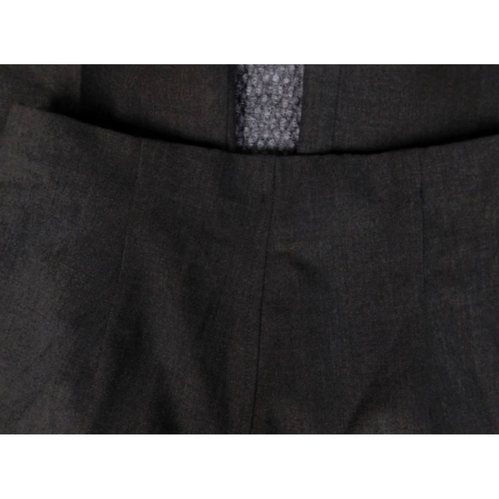 Banana Republic Banana Republic Womens Pants 2 Gray Straight Stretch Wool Pants, Gray, Regular, 31in Inseam, Zipper, Knit, Chino, Casual, Women, Vintage: No Size 26" / US 2 / IT 38 - 6 Thumbnail