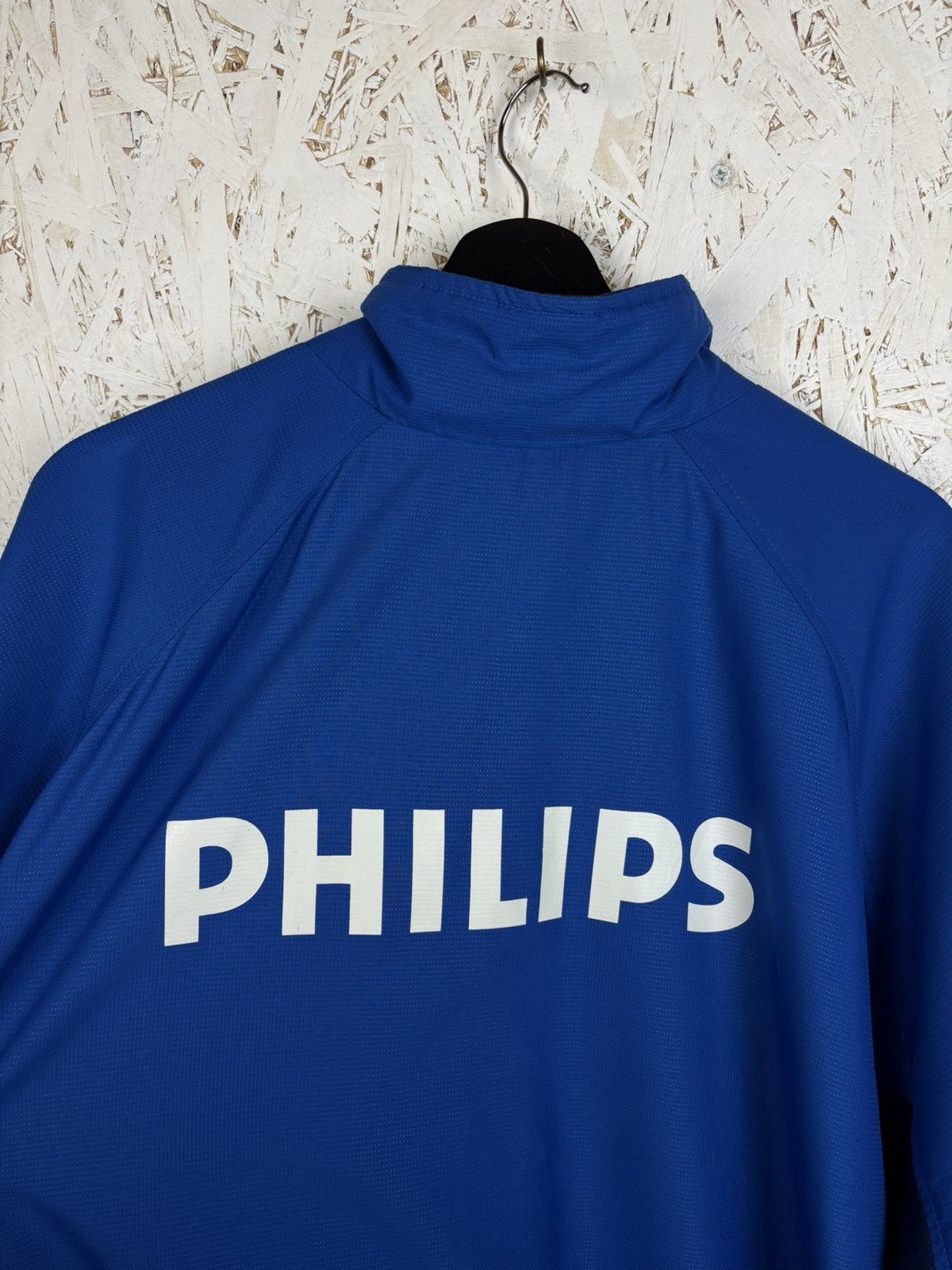 Nike 00s Nike PSV Eindhoven Philips Custom Fanwear Jacket Blue Size US XXL / EU 58 / 5 - 7 Thumbnail
