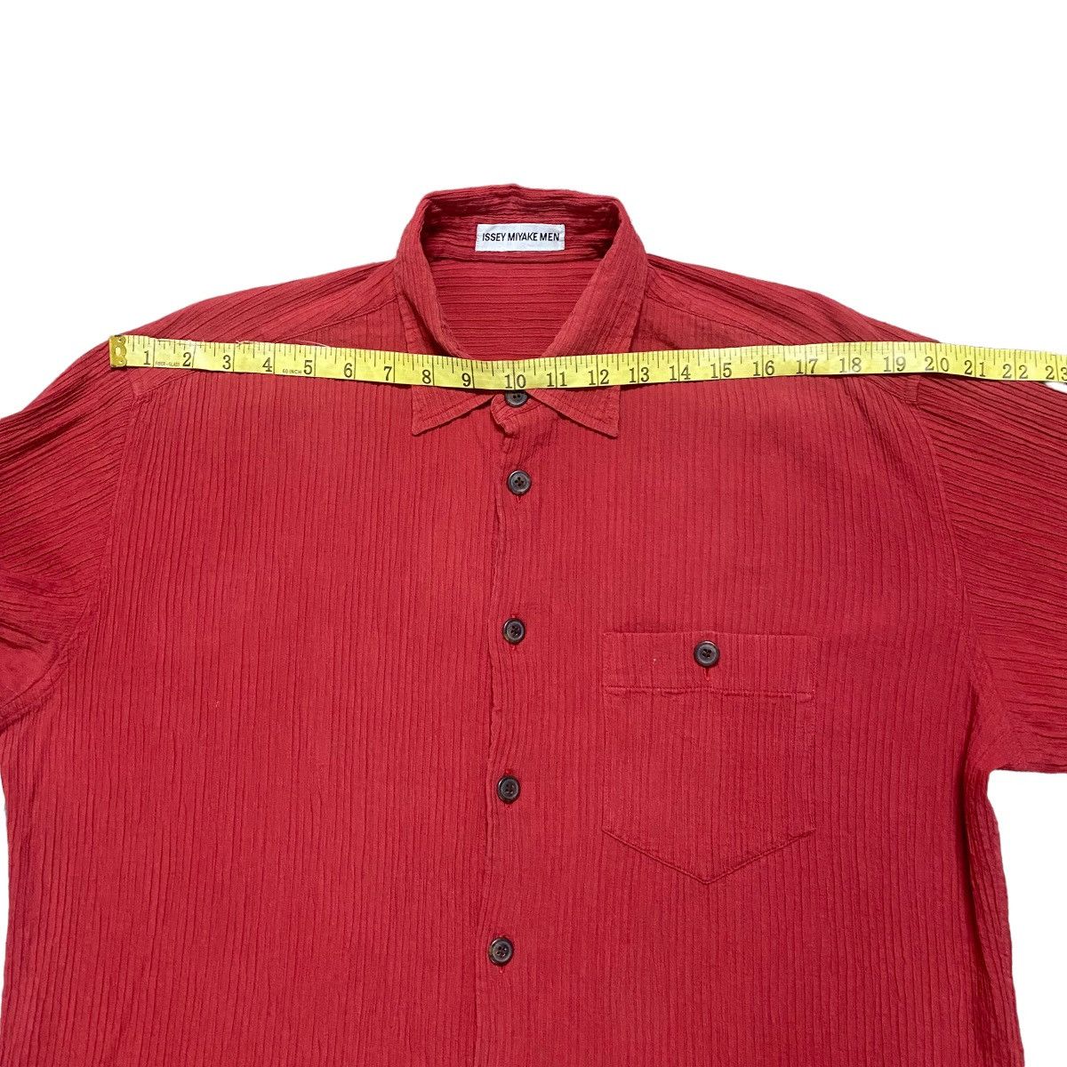 Issey Miyake Men Pleated Shirt Oversized