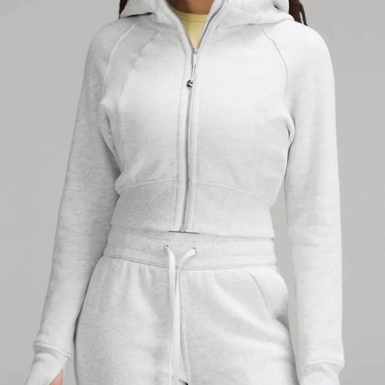Designer Lululemon Jacket Full Zip Cropped Hoodie Size M / US 6-8 / IT 42-44 - 1 Thumbnail
