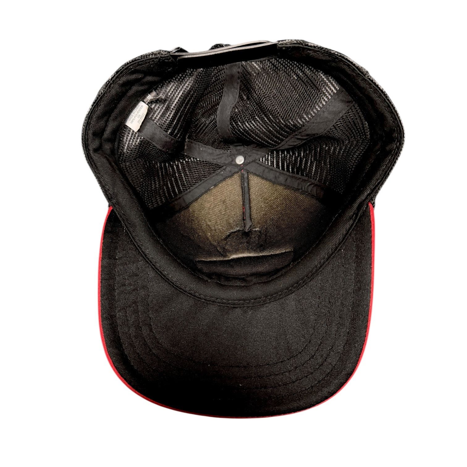 Vans Vans Off the Wall Skateboard Logo Red & Black Trucker Hat OS Size ONE SIZE - 6 Thumbnail