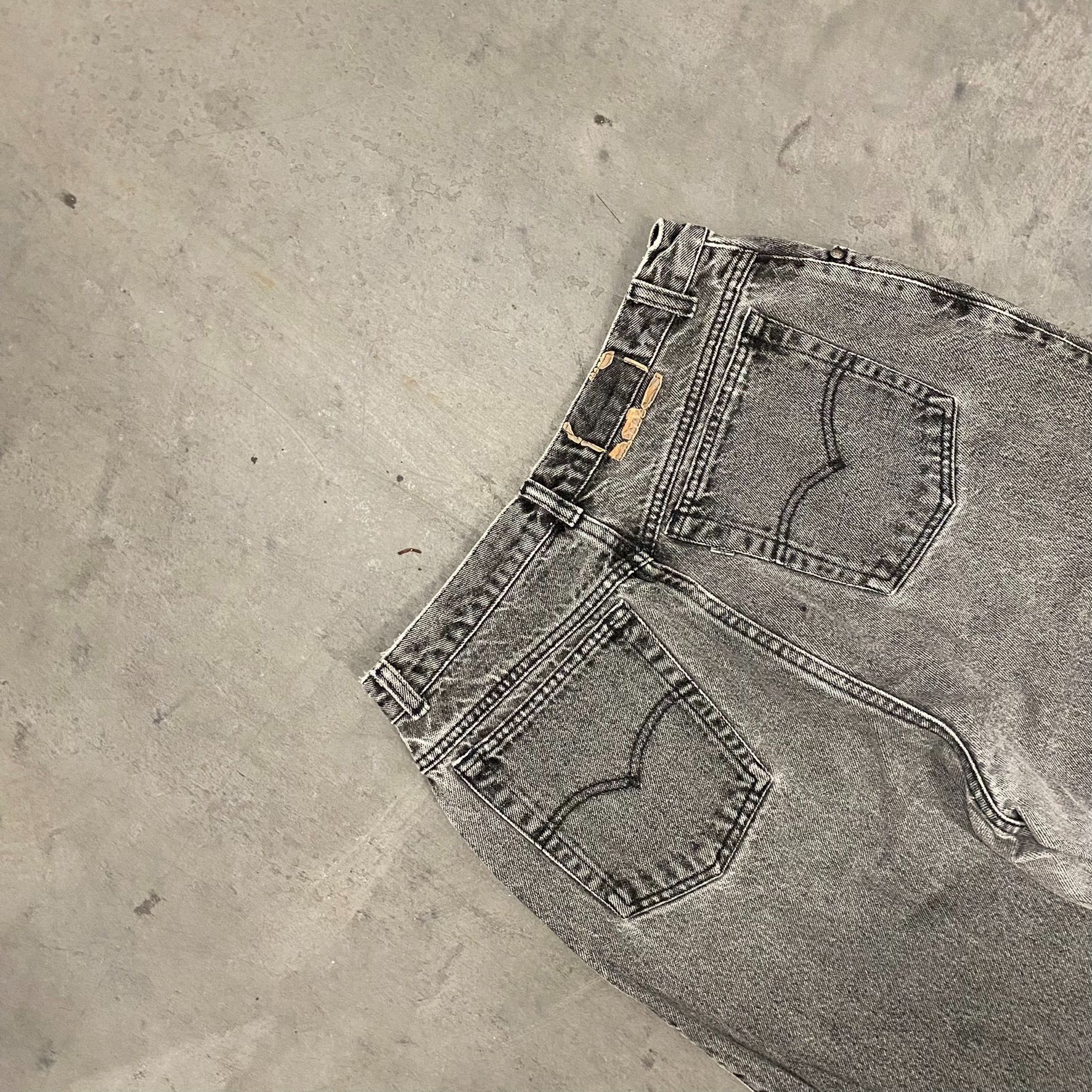 Levi's Levi's SilverTab Denim Jeans Vintage 90s Faded Gray Baggy Size US 30 / EU 46 - 6 Thumbnail