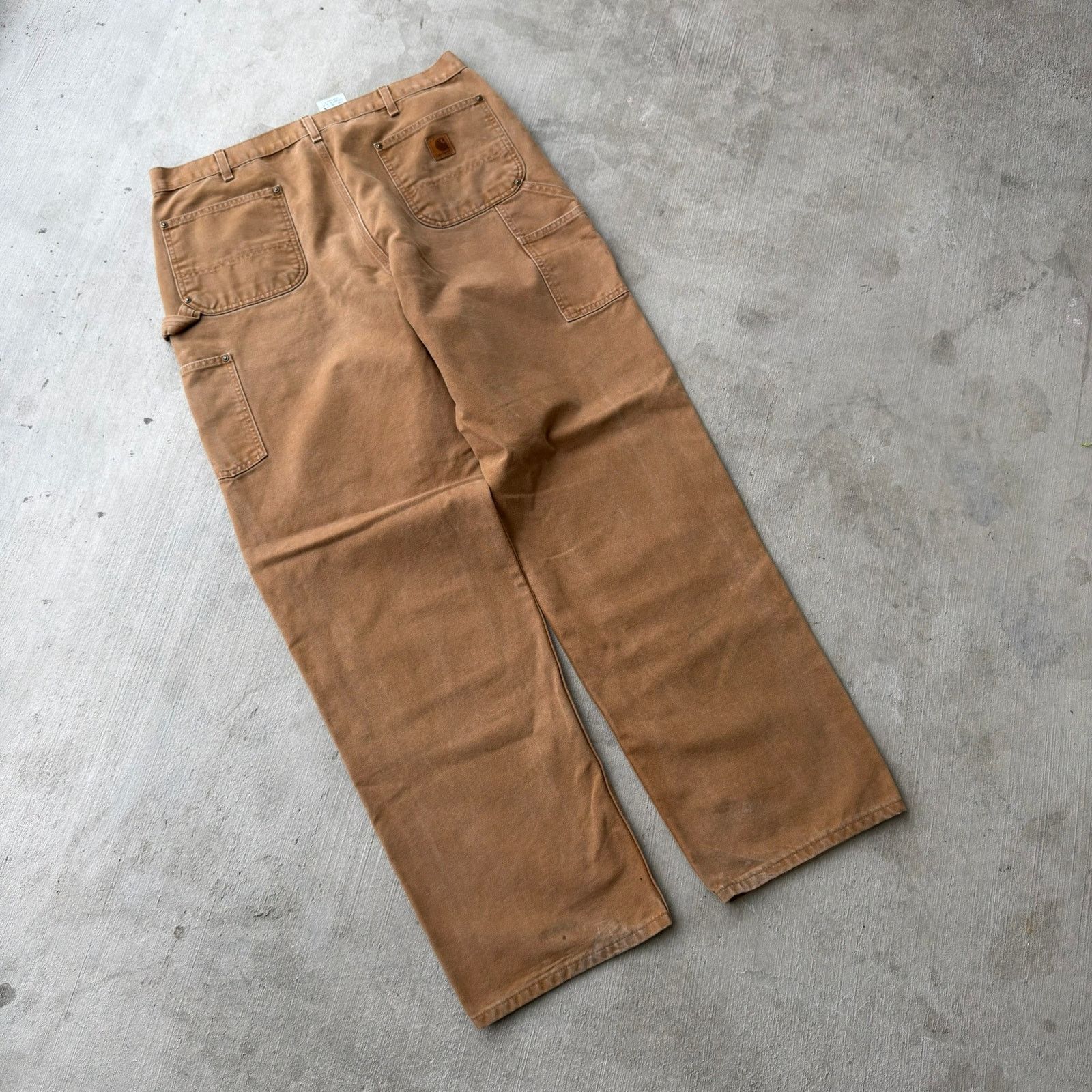 Carhartt × Vintage Carhartt brown double knee work wear carpenter pants Size US 36 / EU 52 - 5 Thumbnail