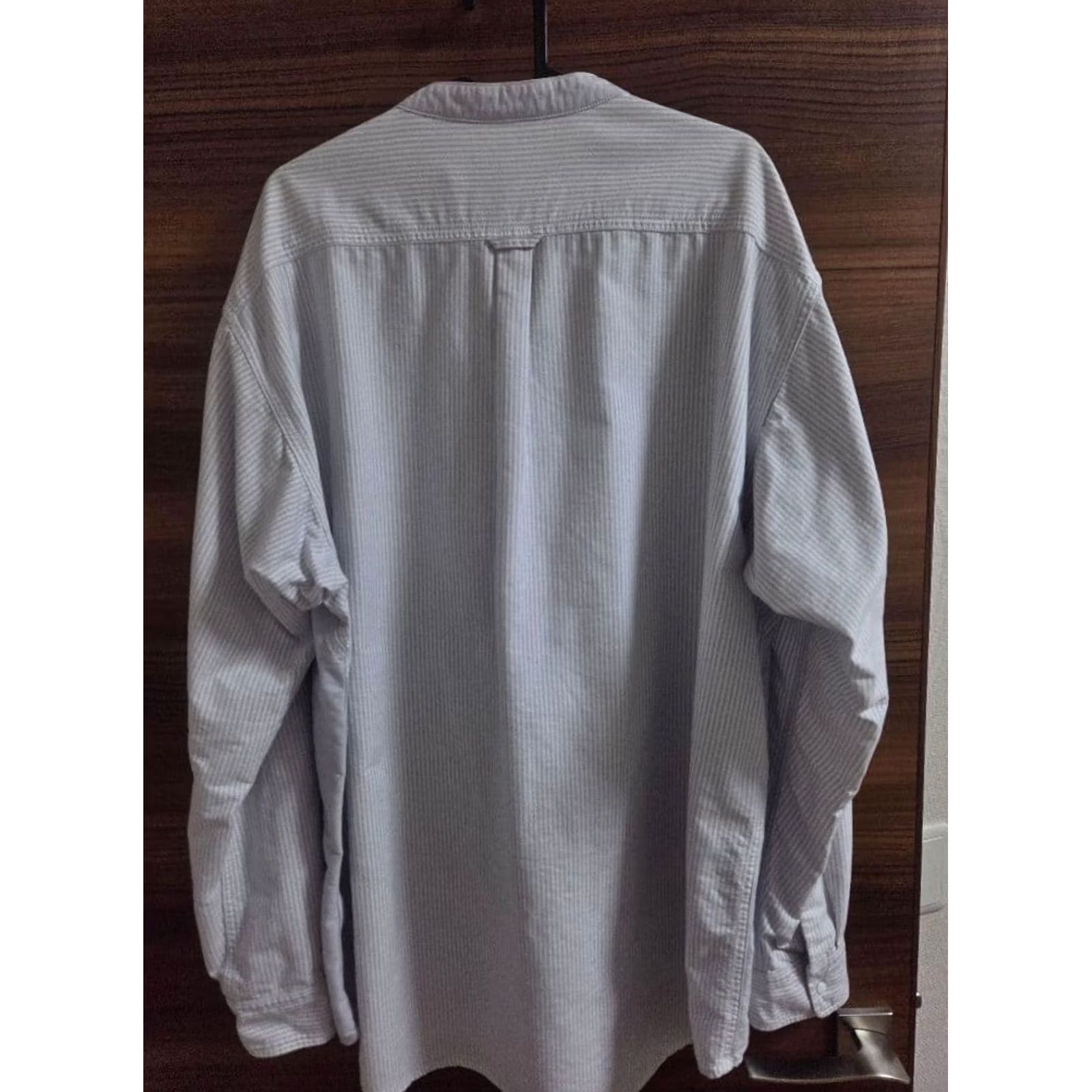The North Face Purple Label THE NORTH FACE PURPLE LABEL Shirt XL Gray Cotton Polyester Button-Up Long Sleeve Casual Mens Size US XL / EU 56 / 4 - 2 Thumbnail