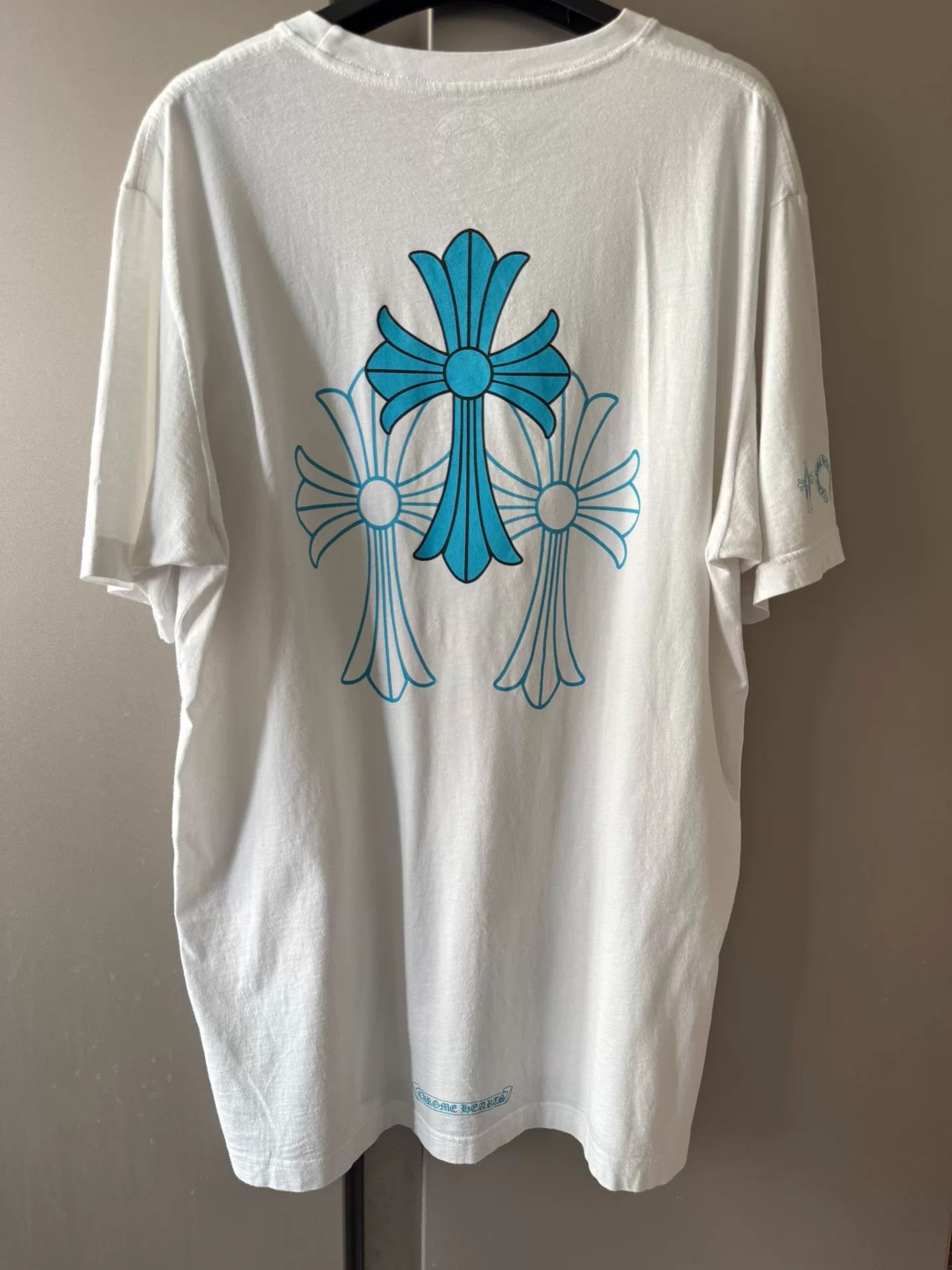 Chrome Hearts Chrome Hearts White Cross Graphic Tee Size US XL / EU 56 / 4 - 1 Thumbnail