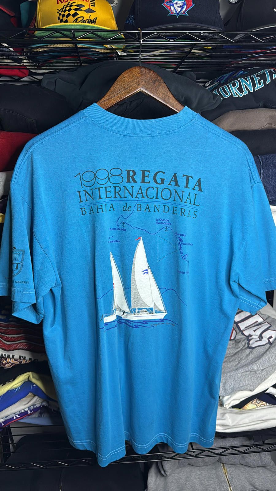 Hanes Vintage 1998 Regata International Tee Size US L / EU 52-54 / 3 - 2 Thumbnail