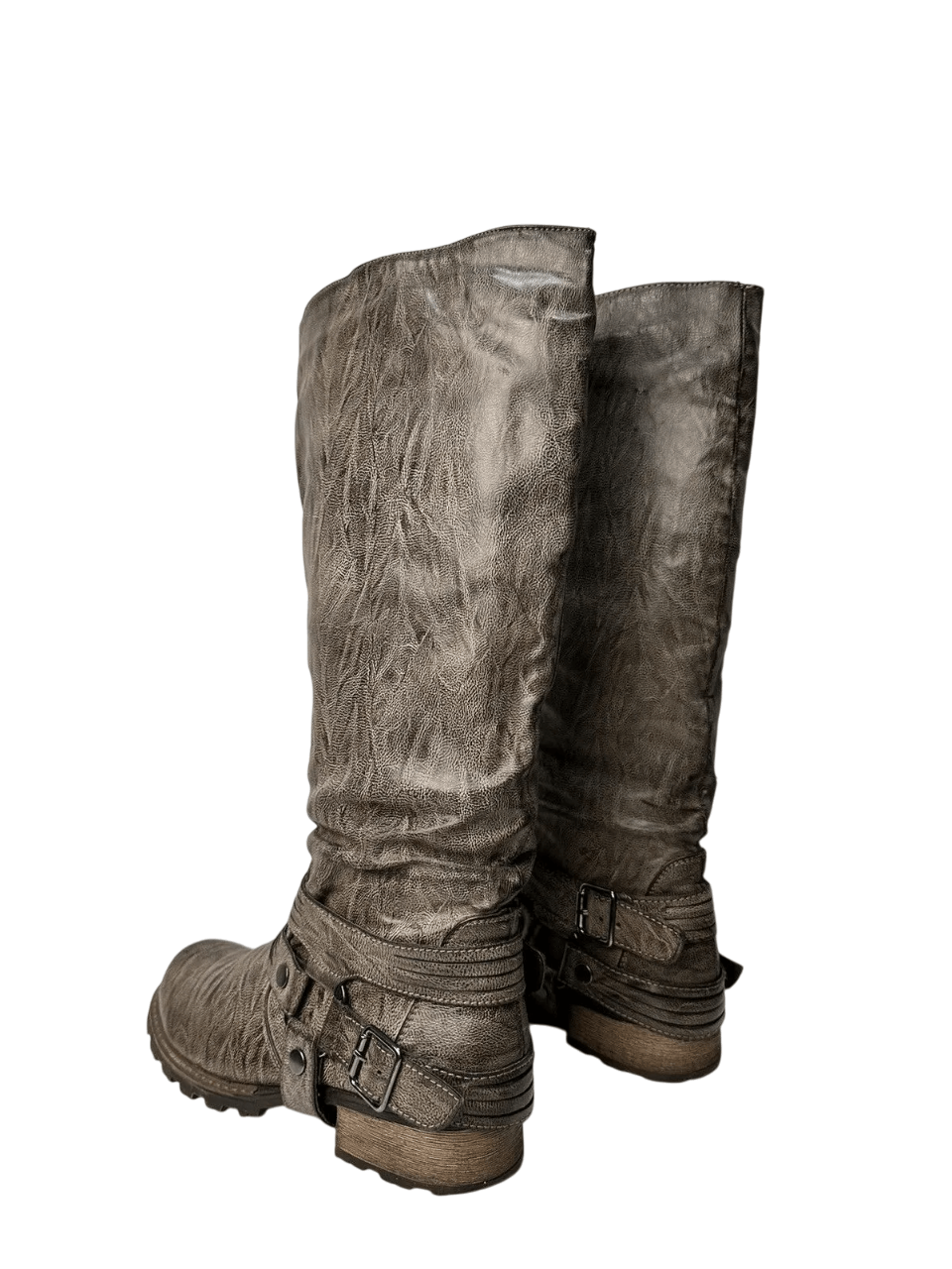 Western Rise Vintage High Boots Leather Rick Owens Style Western Opium Size US 8 / EU 41 - 15 Thumbnail