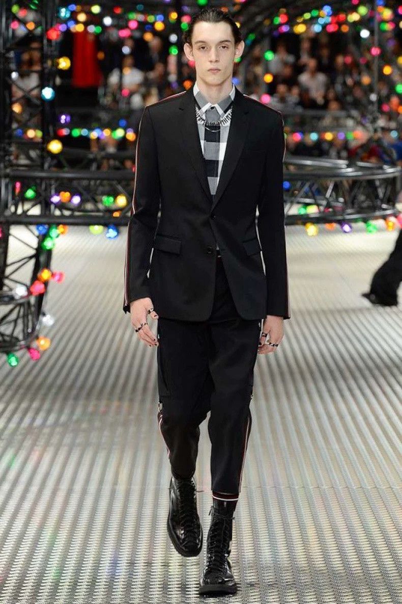 Dior Dior 17ss catwalk style arm ribbon suit 2504-Nextarrow Size 50R - 7 Thumbnail