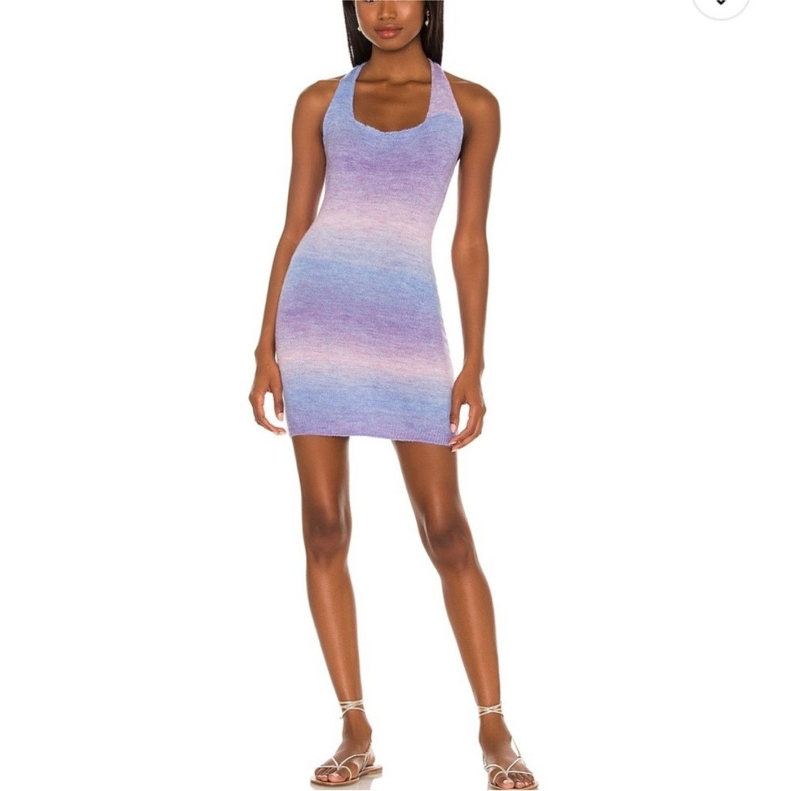 superdown Superdown Halter Ombré Sweater Bodycon Mini Dress, EUC Small Size S / US 4 / IT 40 - 2 Thumbnail