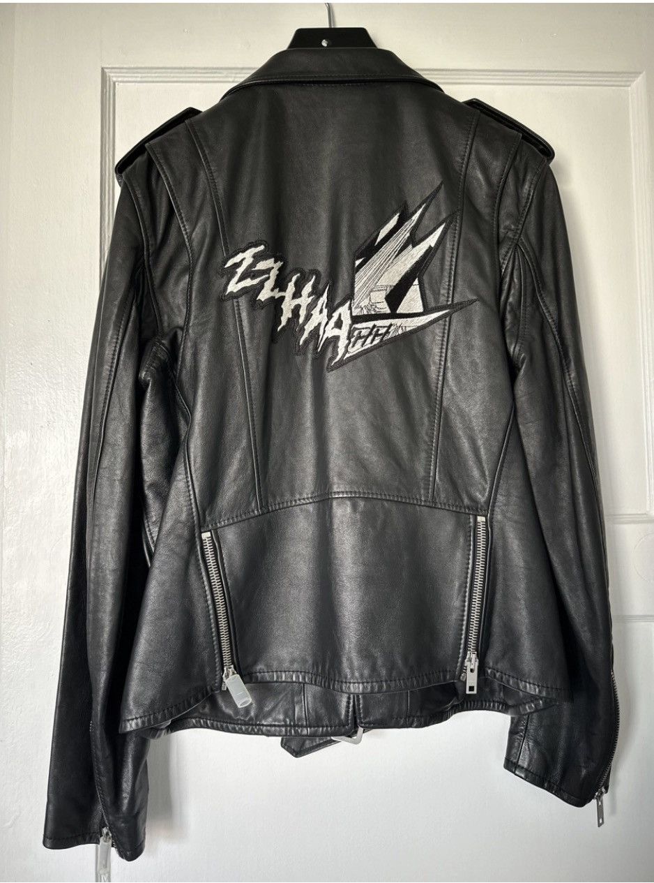 Celine Celine Calf Leather Biker Jacket Size US L / EU 52-54 / 3 - 7 Thumbnail