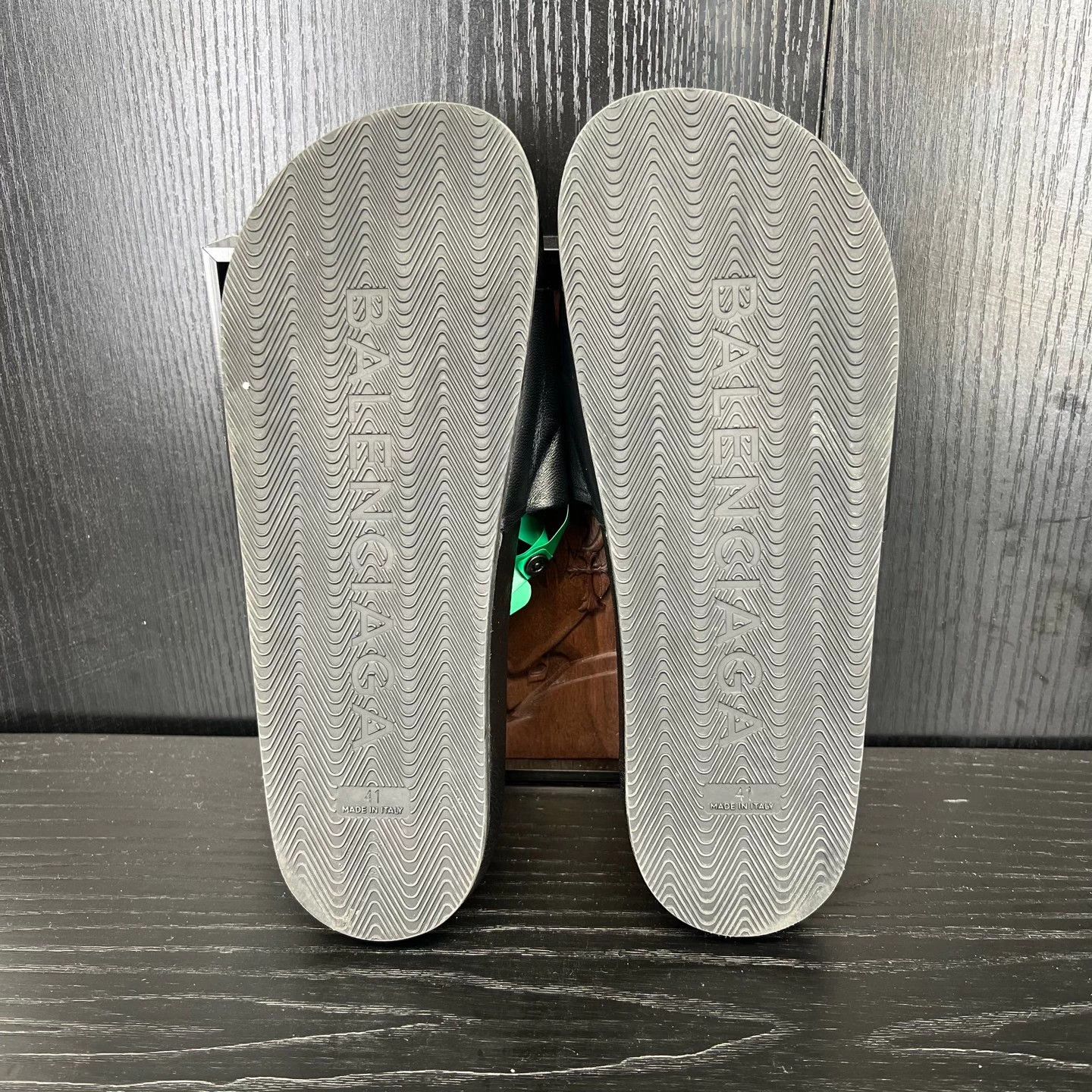 Balenciaga Balenciaga Coke Wave Slippers Black 41 Like New Size US 8 / EU 41 - 8 Thumbnail