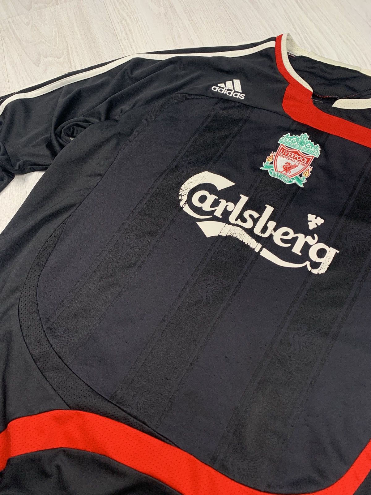 Adidas Liverpool Jersey Adidas 2007 Size XL Carlsberg Long Sleeves Size US XL / EU 56 / 4 - 5 Thumbnail