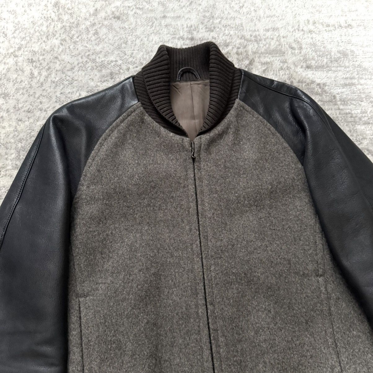 Kazuyuki Kumagai Attachment Kazuyuki Kumagai Attachment Calf Leather Wool Hybrid Jacket Size US S / EU 44-46 / 1 - 2 Thumbnail
