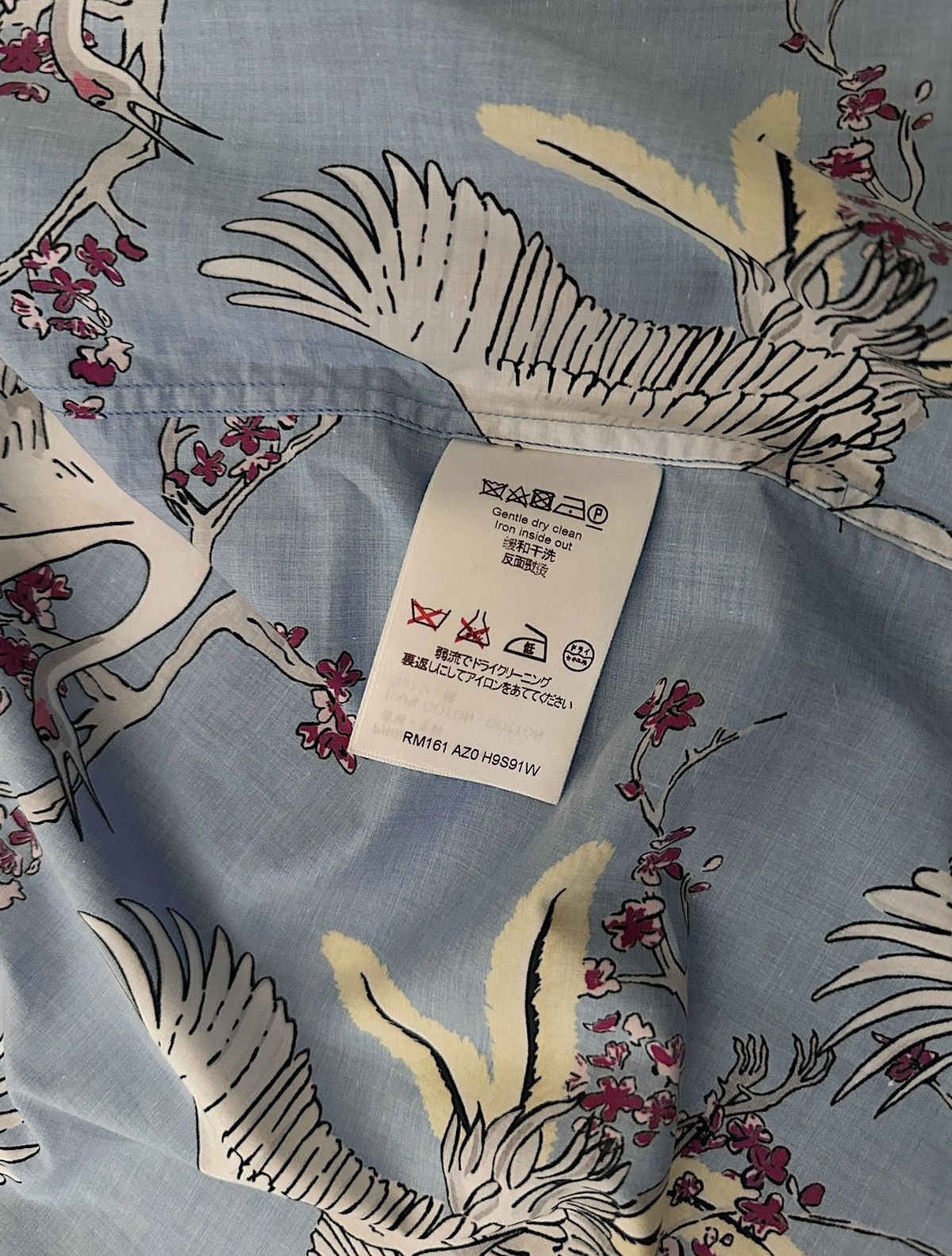 Louis Vuitton Louis Vuitton Crane Shirt Size US S / EU 44-46 / 1 - 6 Thumbnail