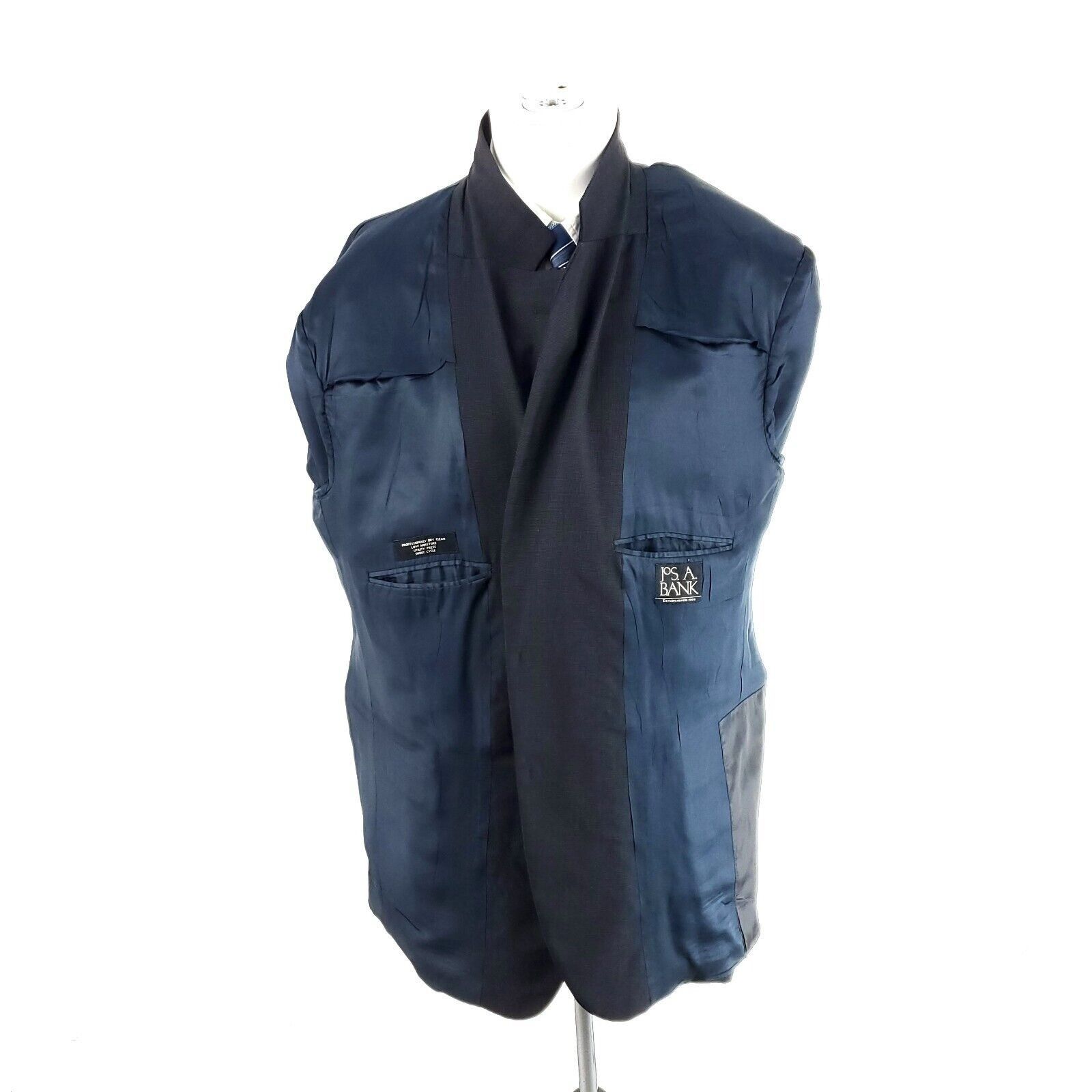 Jos. A. Bank Jos A Bank Wool 2 Button Blazer 44R Or Slim 46R Blue Gray Bi Size 44R - 10 Thumbnail