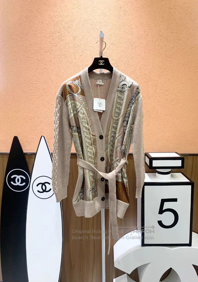 Hermes Hermes Wool cardigan Size XXS / US 00 / IT 34 - 2 Thumbnail