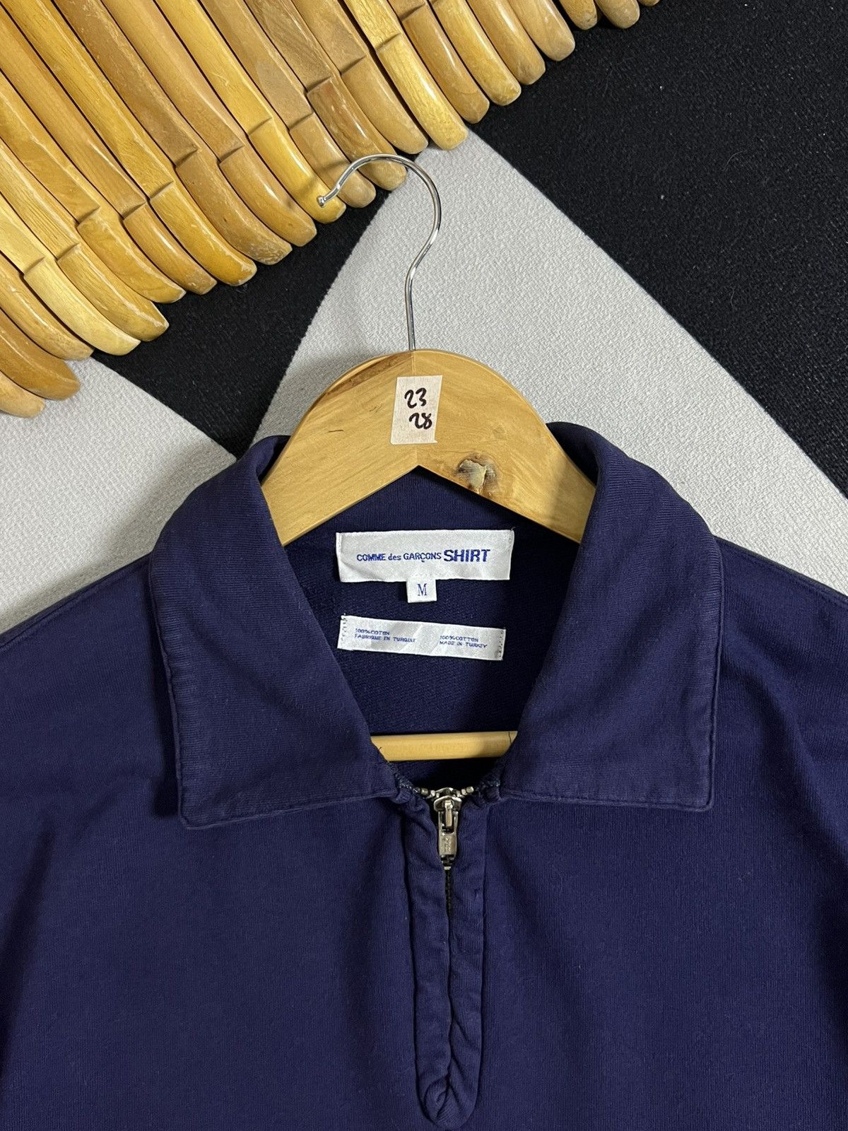 Other CDG by COMME DES GARCONS PLAIN HALF ZIPPER BAGGY SWEATSHIRT Size US L / EU 52-54 / 3 - 8 Thumbnail