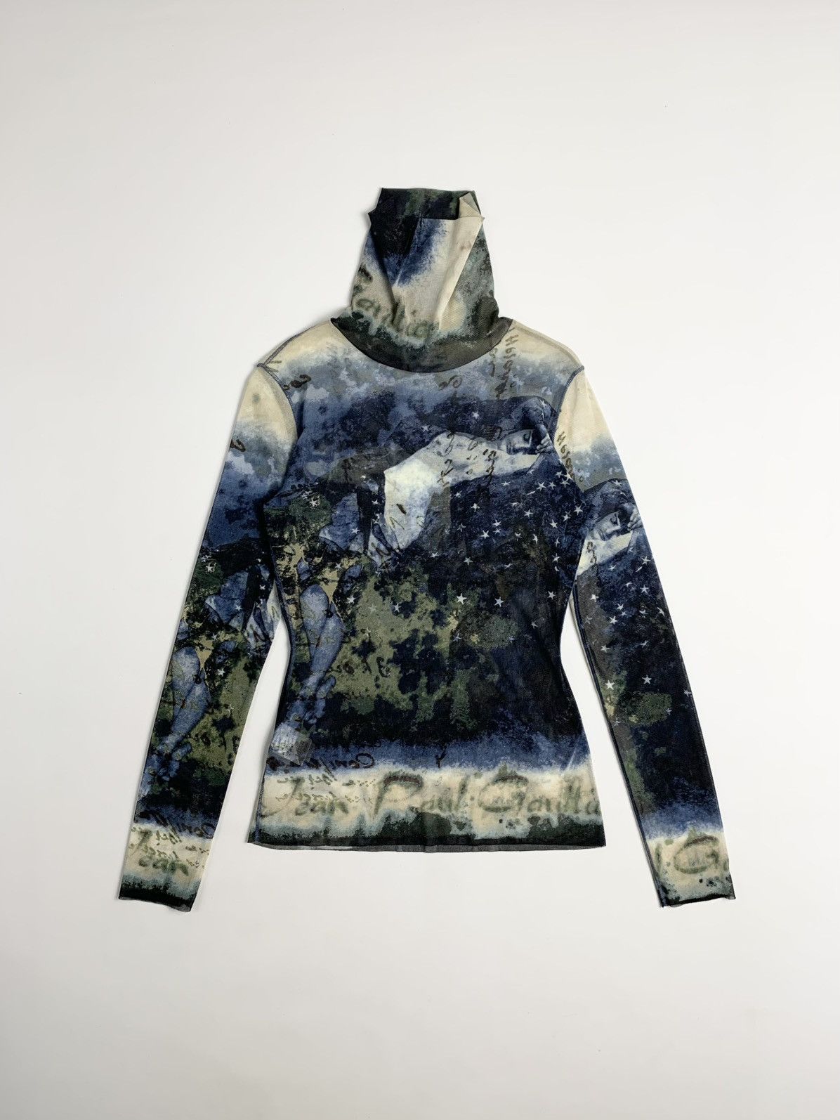 Jean Paul Gaultier Jean Paul Gaultier Femme Mesh Top Star Map Print Size M / US 6-8 / IT 42-44 - 1 Thumbnail