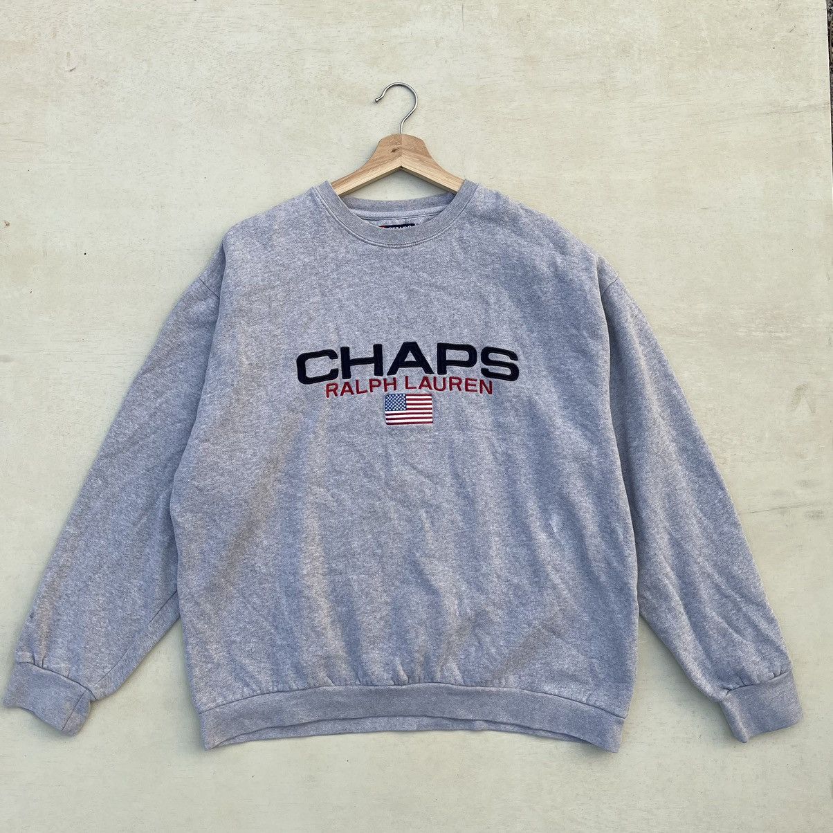 Chaps × Chaps Ralph Lauren × Ralph Lauren Chaps Ralph Lauren Spellout Sweatshirt Size US L / EU 52-54 / 3 - 1 Thumbnail